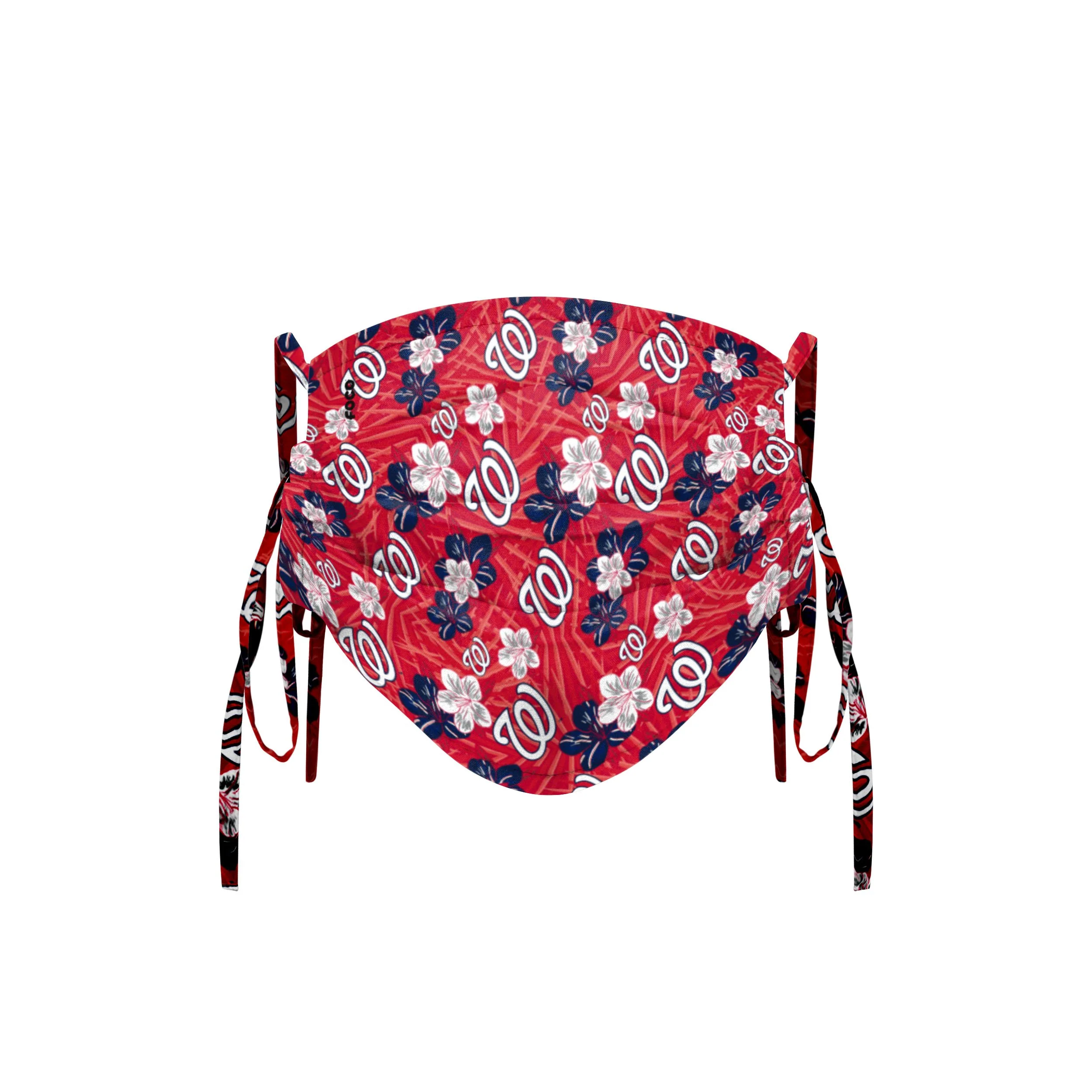 Washington Nationals MLB Hibiscus Tie-Back Face Cover - Image 2