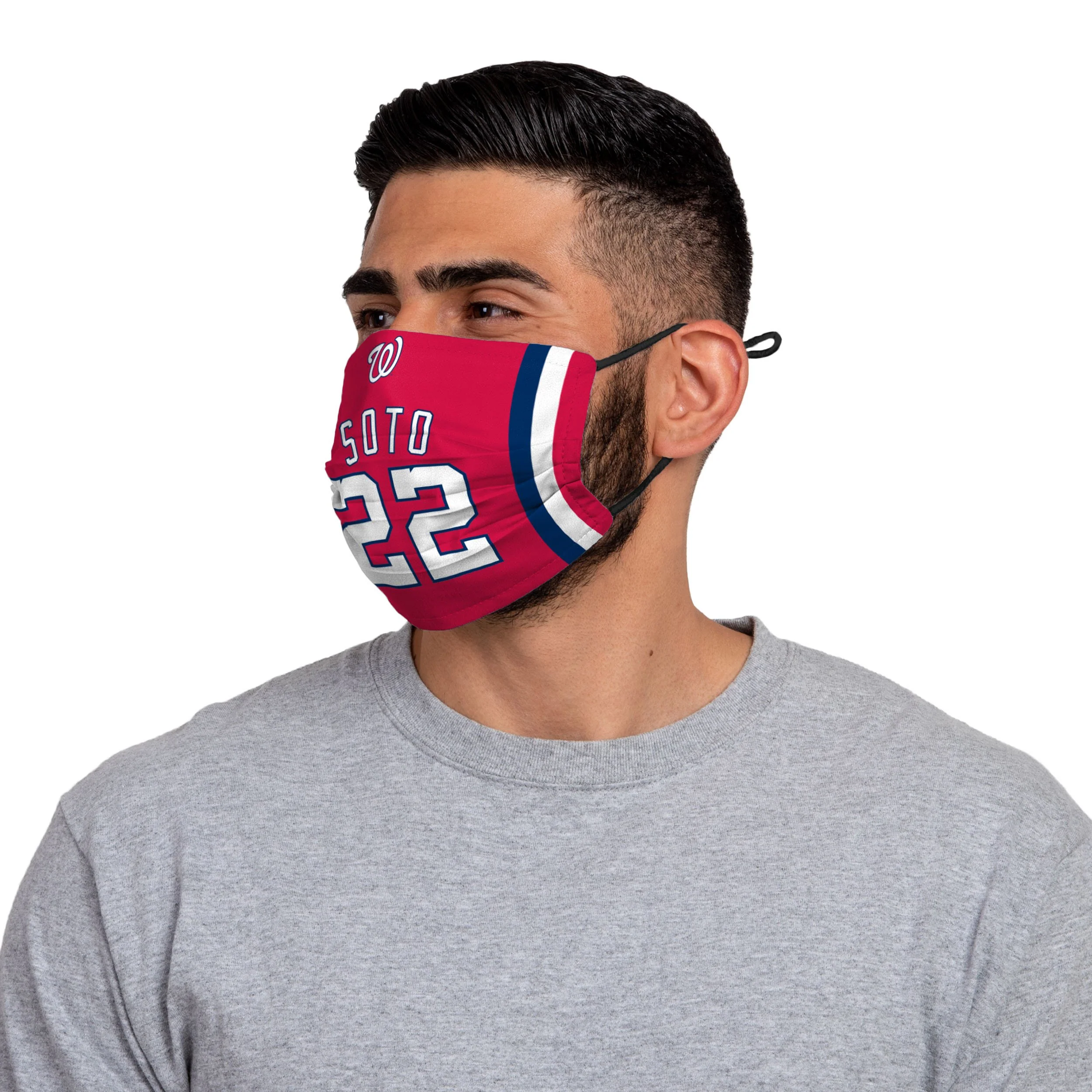 Washington Nationals MLB Juan Soto Adjustable Face Cover - Image 3