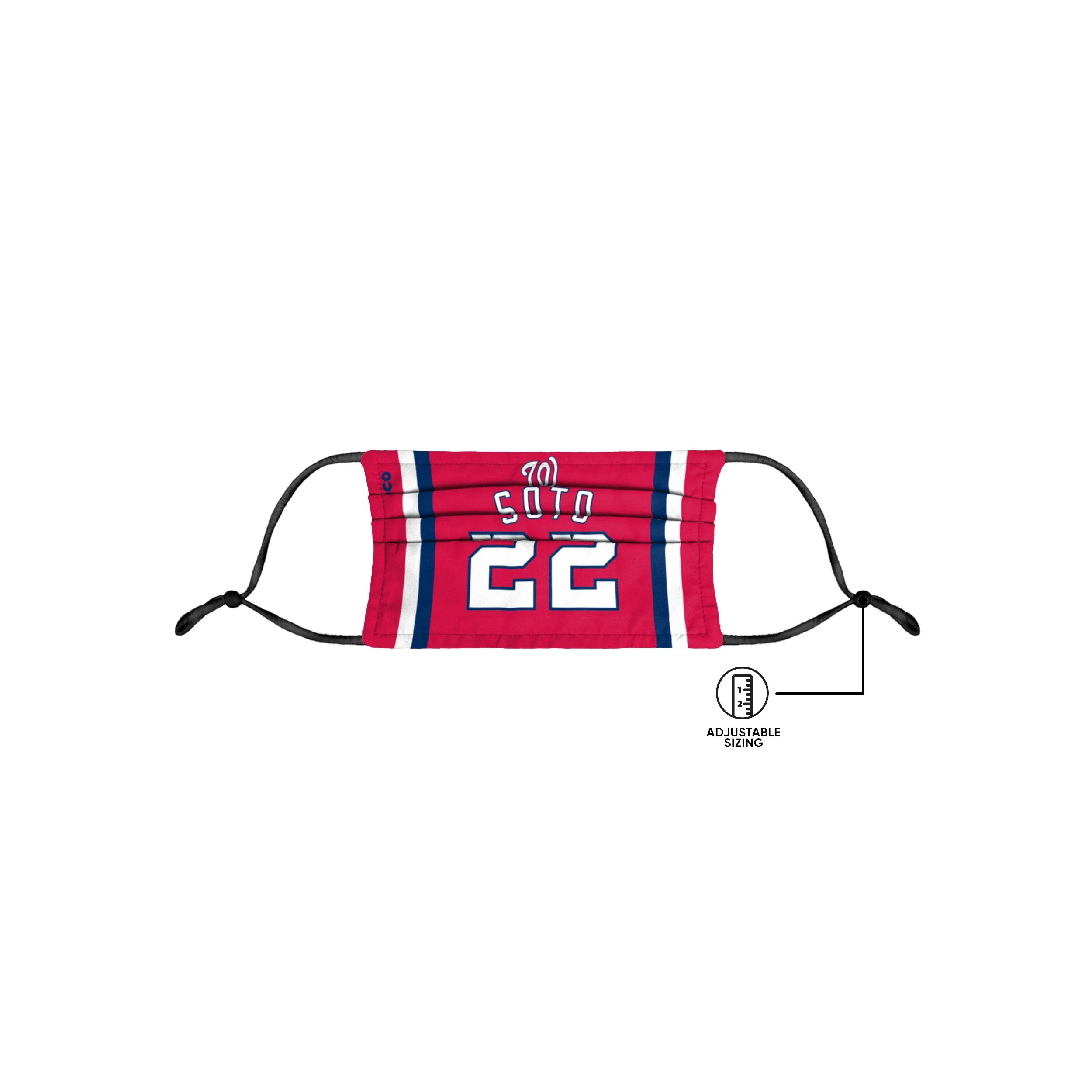 Washington Nationals MLB Juan Soto Adjustable Face Cover - Image 5