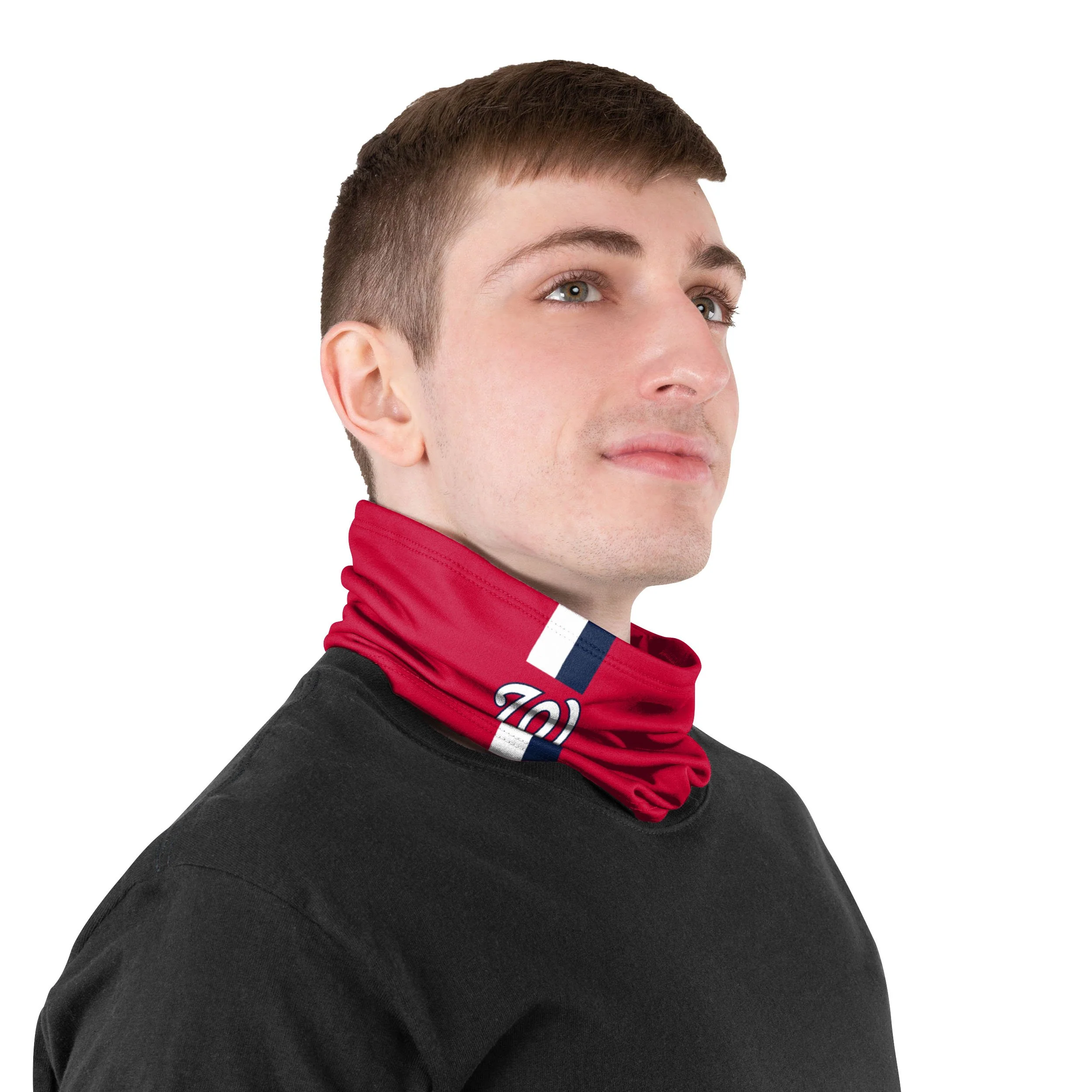 Washington Nationals MLB Max Scherzer On-Field Red UV Gaiter Scarf - Image 4