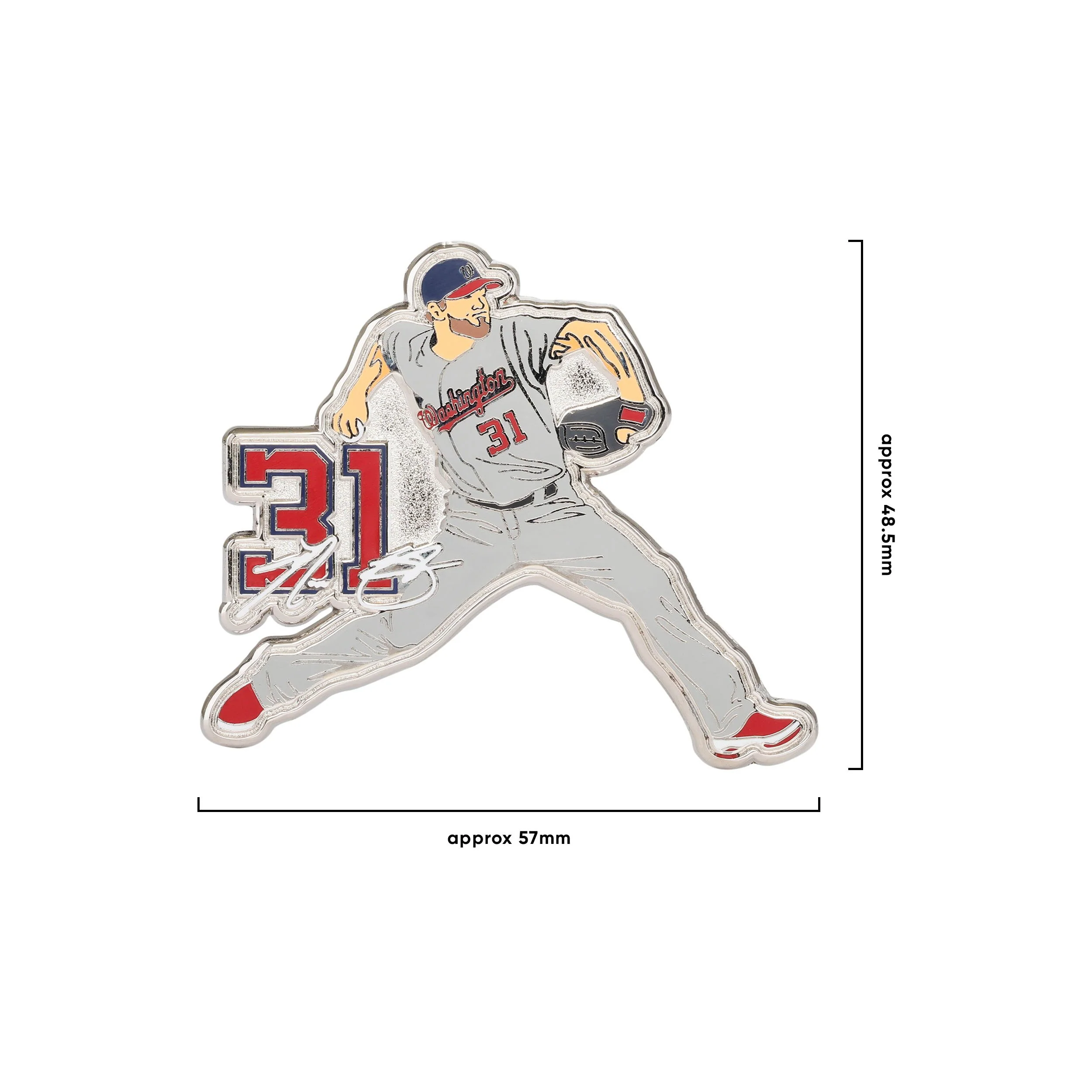 Washington Nationals MLB Max Scherzer Pro Pinz - Image 4