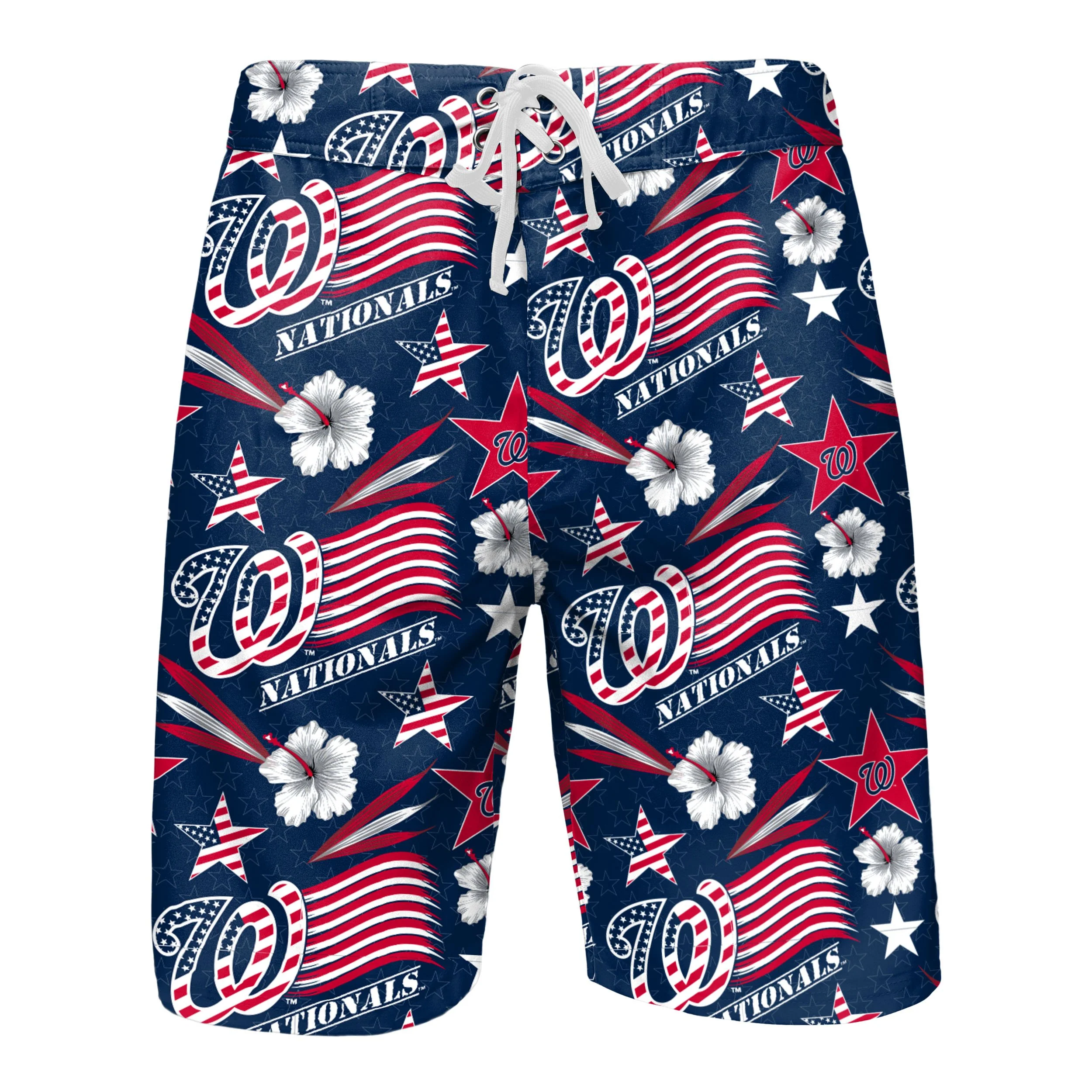 Washington Nationals MLB Mens Americana Boardshorts