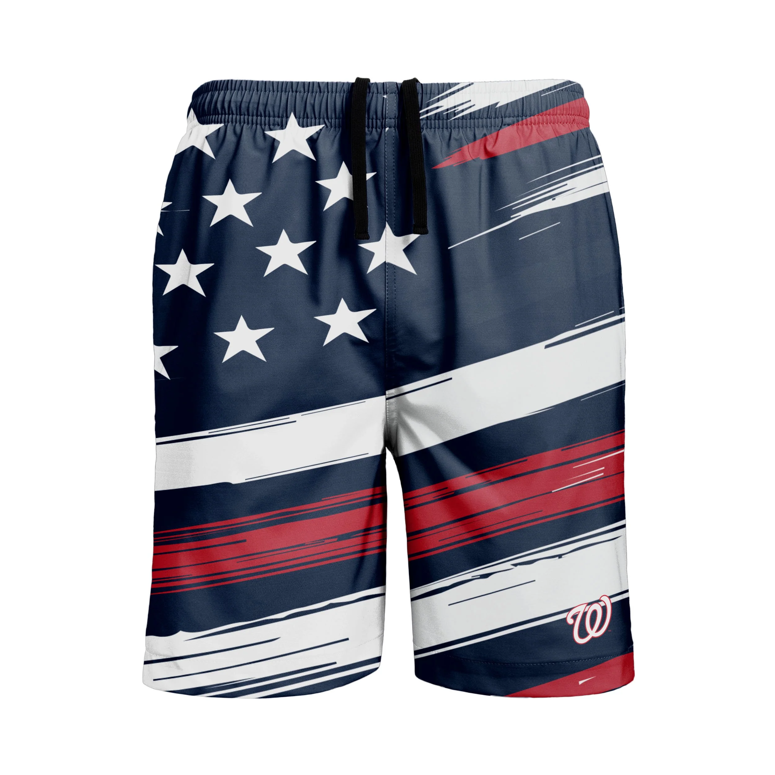 Washington Nationals MLB Mens Americana Swimming Trunks