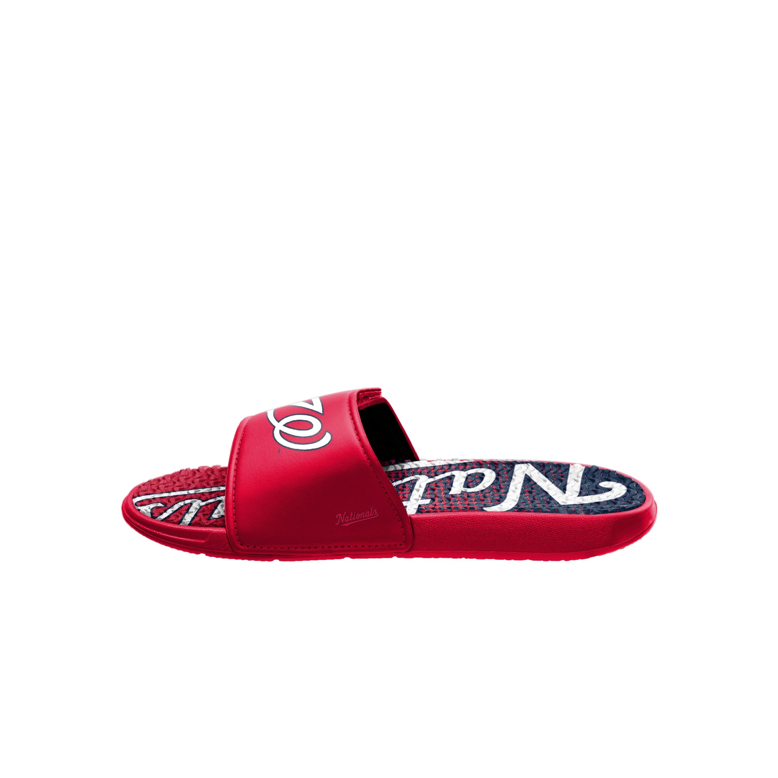 Washington Nationals MLB Mens Gradient Wordmark Gel Slide - Image 4