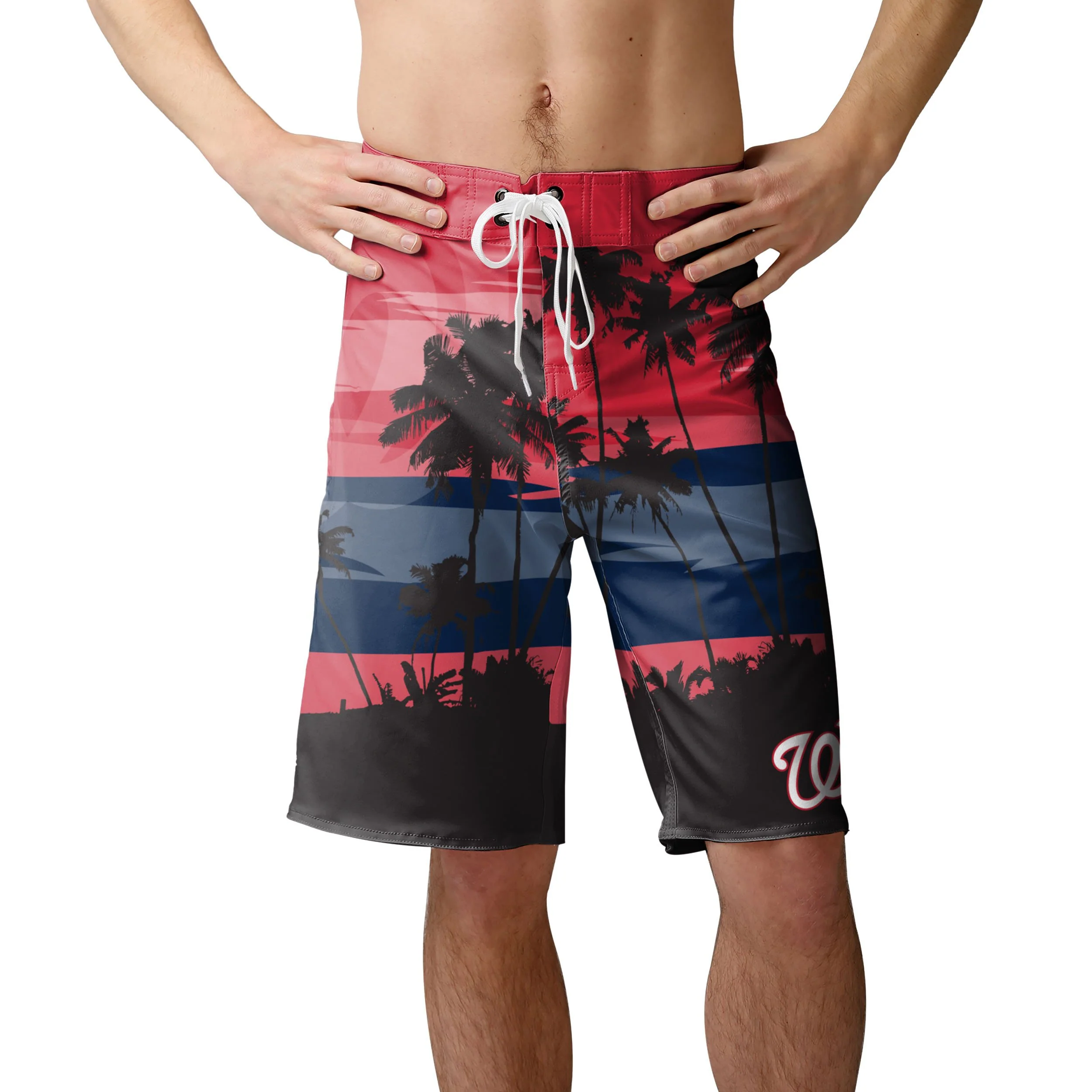 Washington Nationals MLB Mens Sunset Boardshorts - Image 2