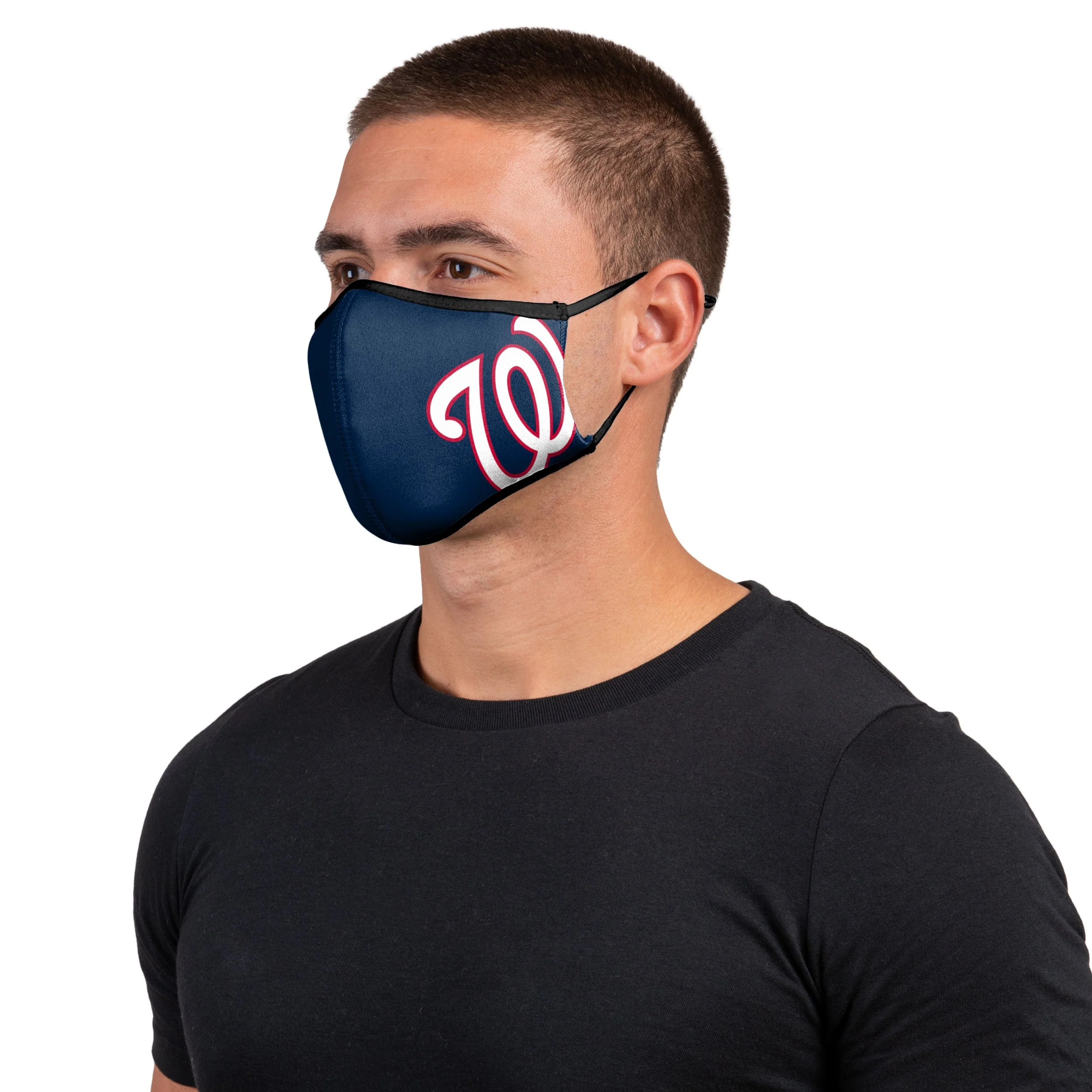 Washington Nationals MLB On-Field Adjustable Blue Sport Face Cover - Image 2