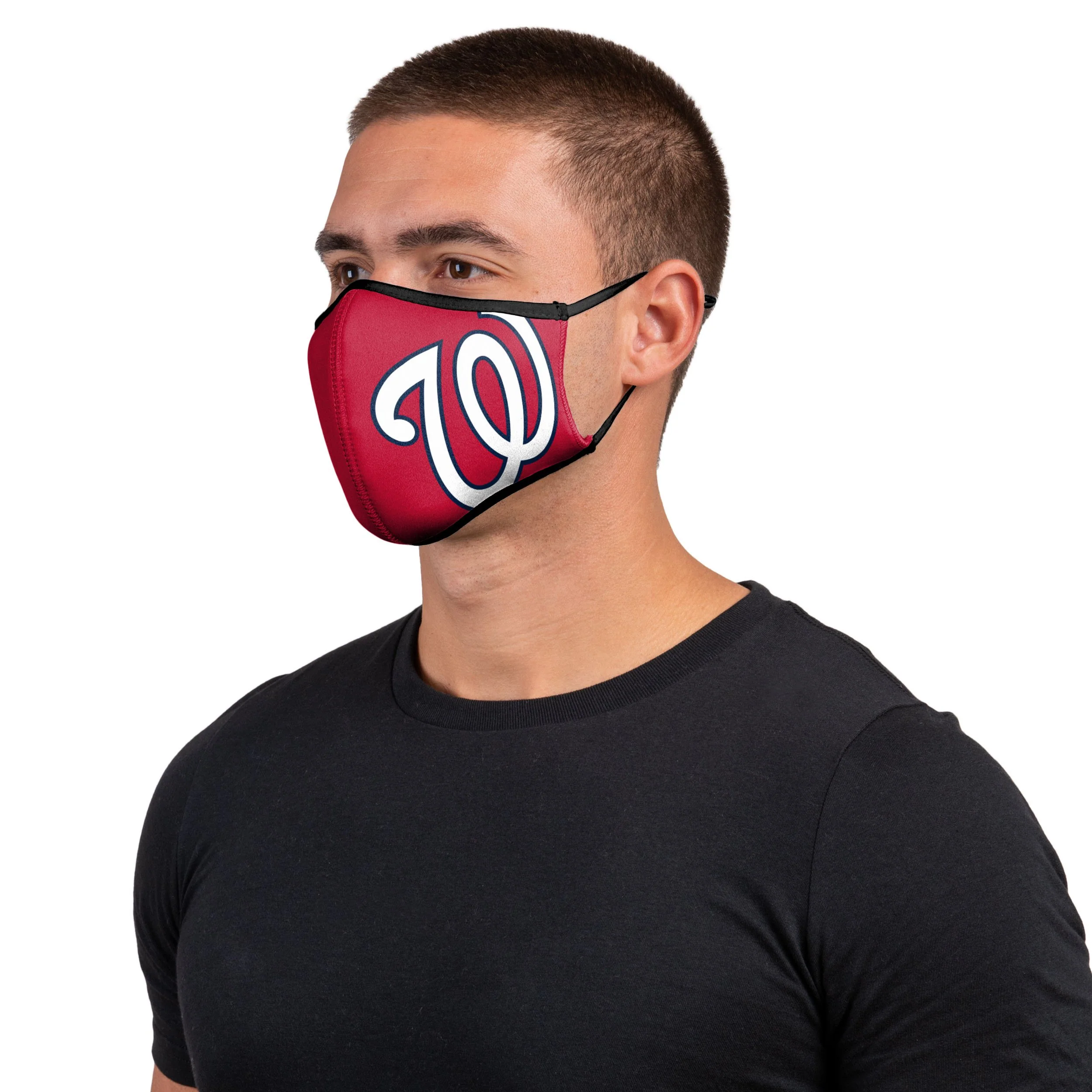 Washington Nationals MLB On-Field Adjustable Red Sport Face Cover - Image 2