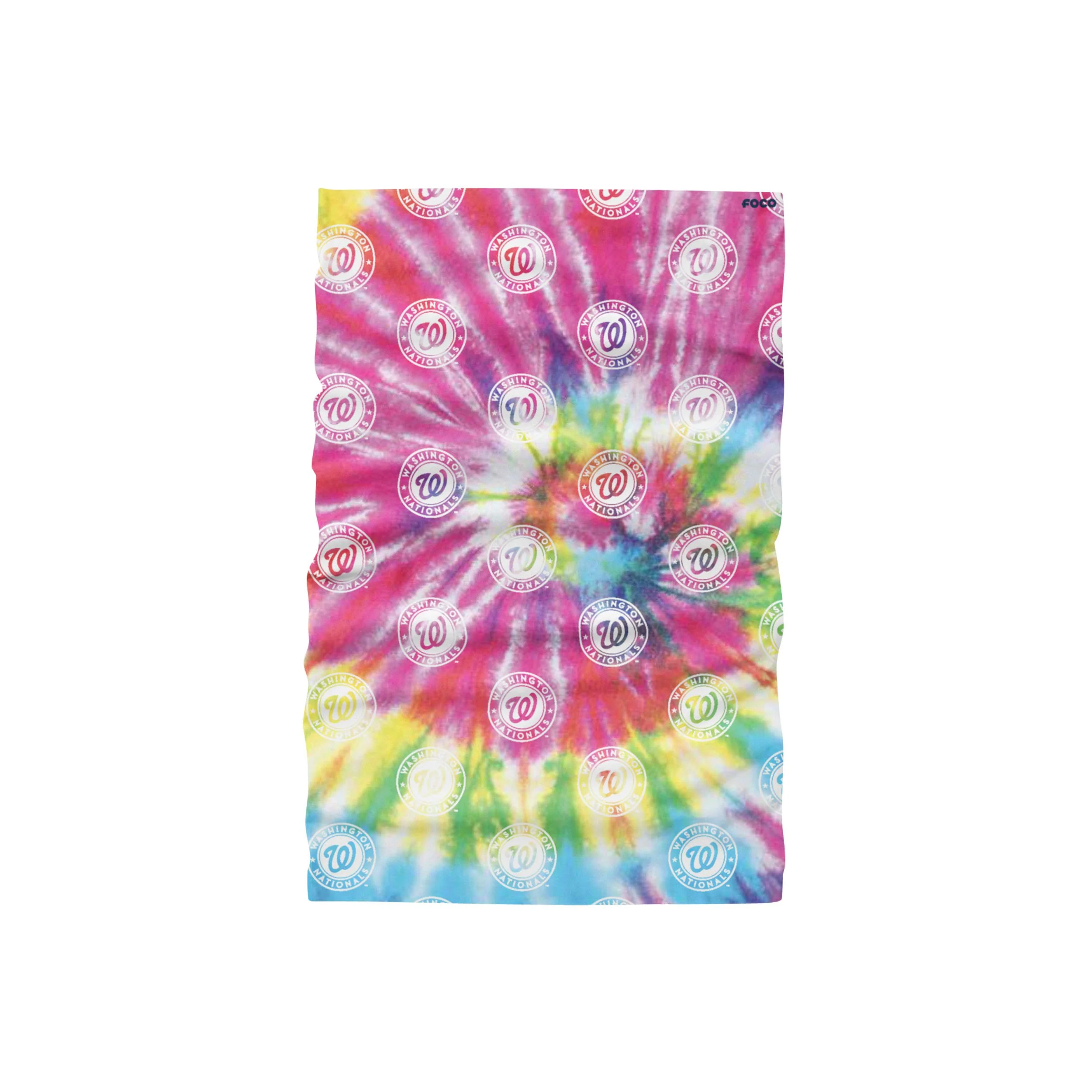 Washington Nationals MLB Pastel Tie-Dye Gaiter Scarf - Image 2
