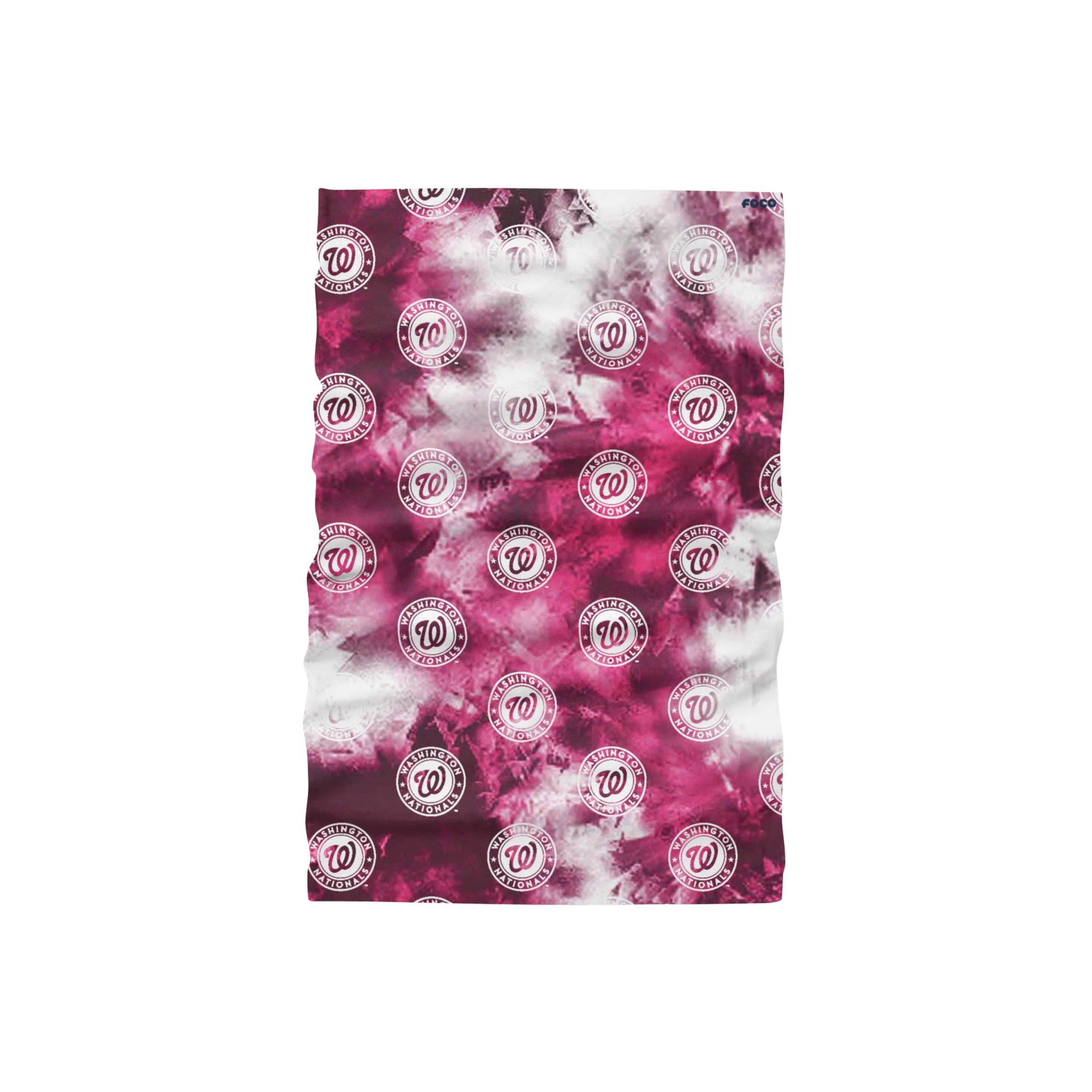 Washington Nationals MLB Pink Tie-Dye Gaiter Scarf - Image 2