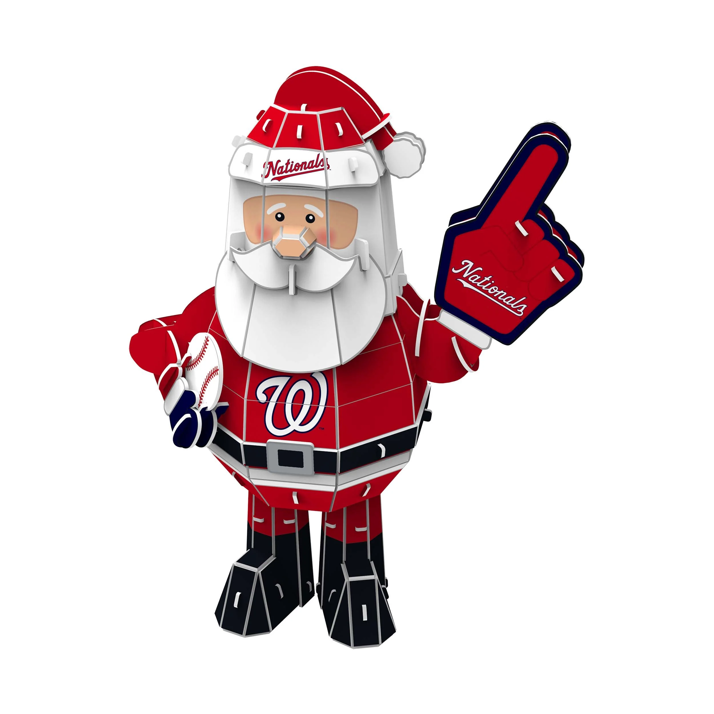 Washington Nationals MLB PZLZ Santa