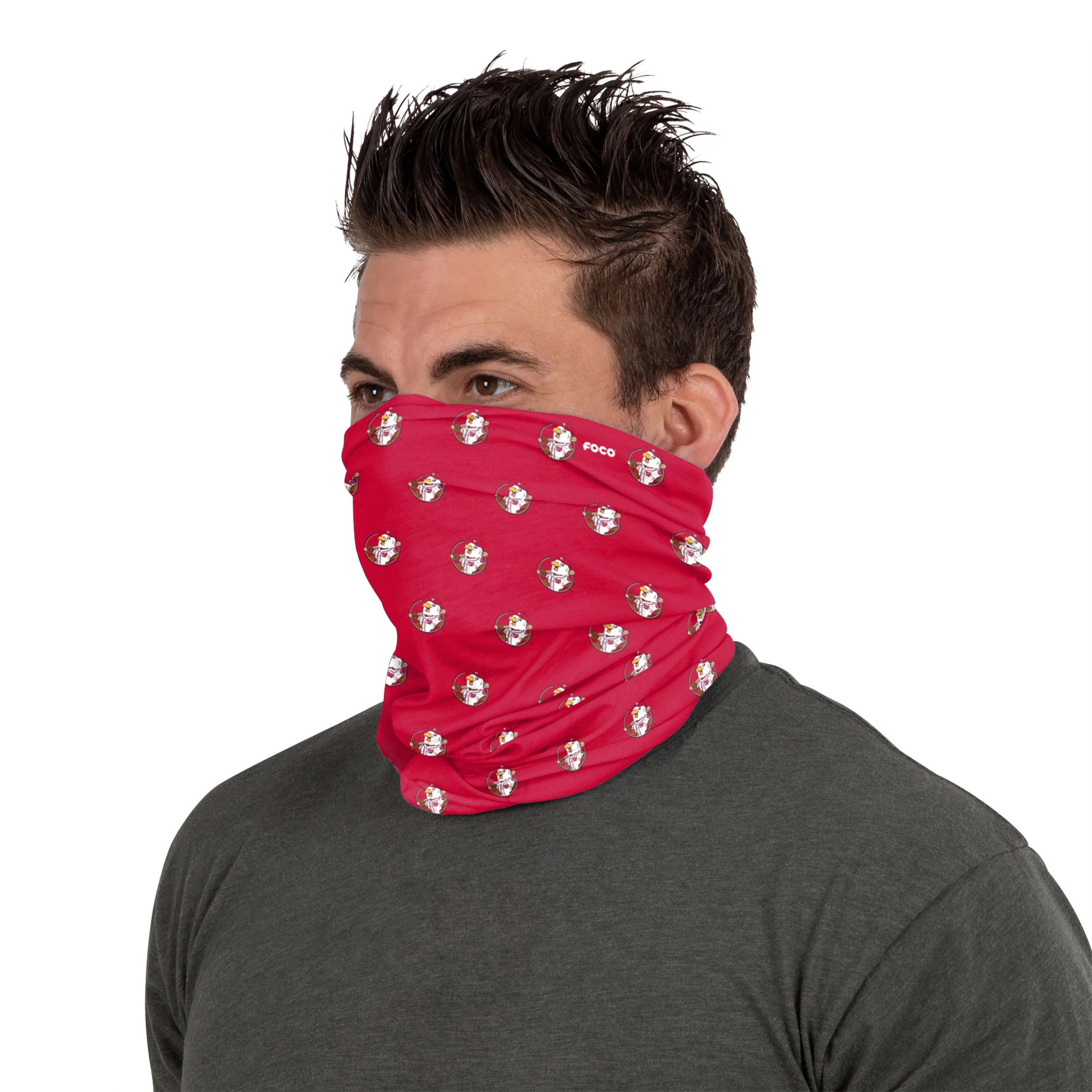 Washington Nationals MLB Screech Mini Print Mascot Gaiter Scarf - Image 4