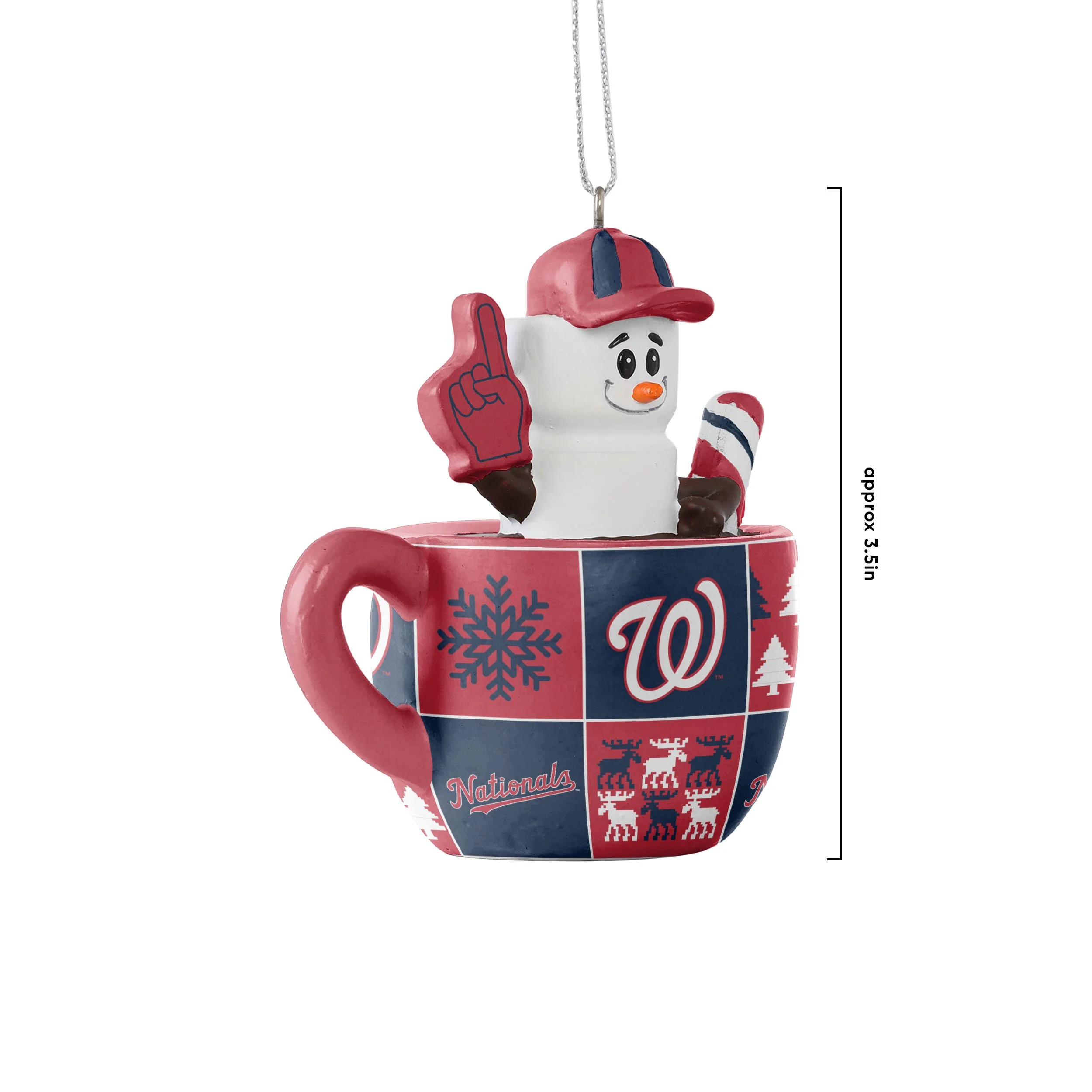 Washington Nationals MLB Smores Mug Ornament - Image 3
