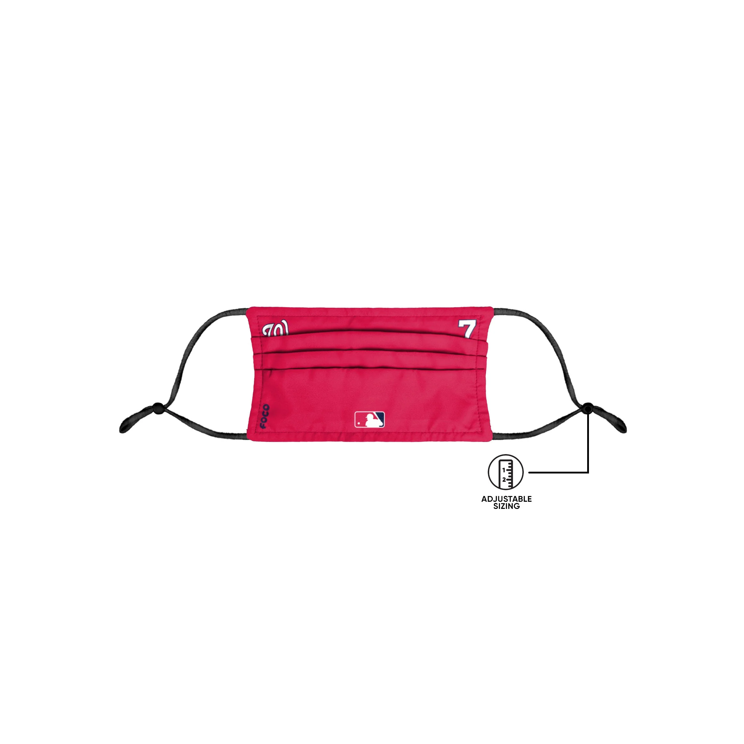 Washington Nationals MLB Trea Turner On-Field Gameday Adjustable Face Cover - Image 6