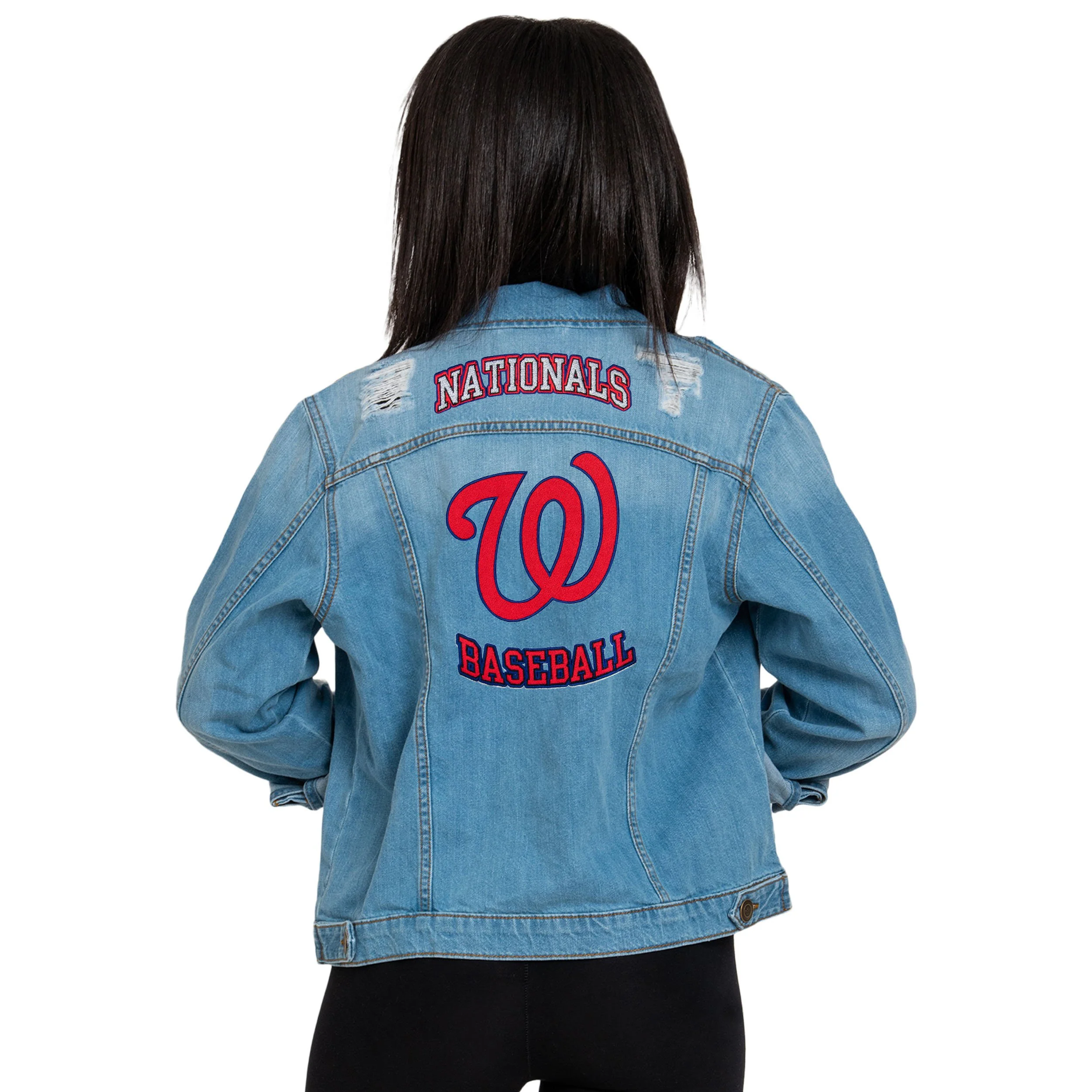 Washington Nationals MLB Womens Denim Days Jacket - Image 2