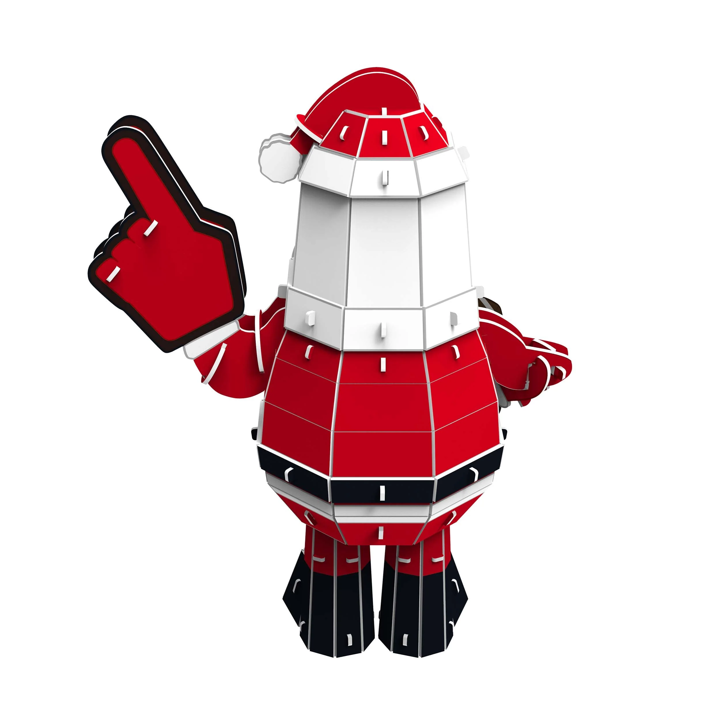 Washington St Cougars NCAA PZLZ Santa - Image 3