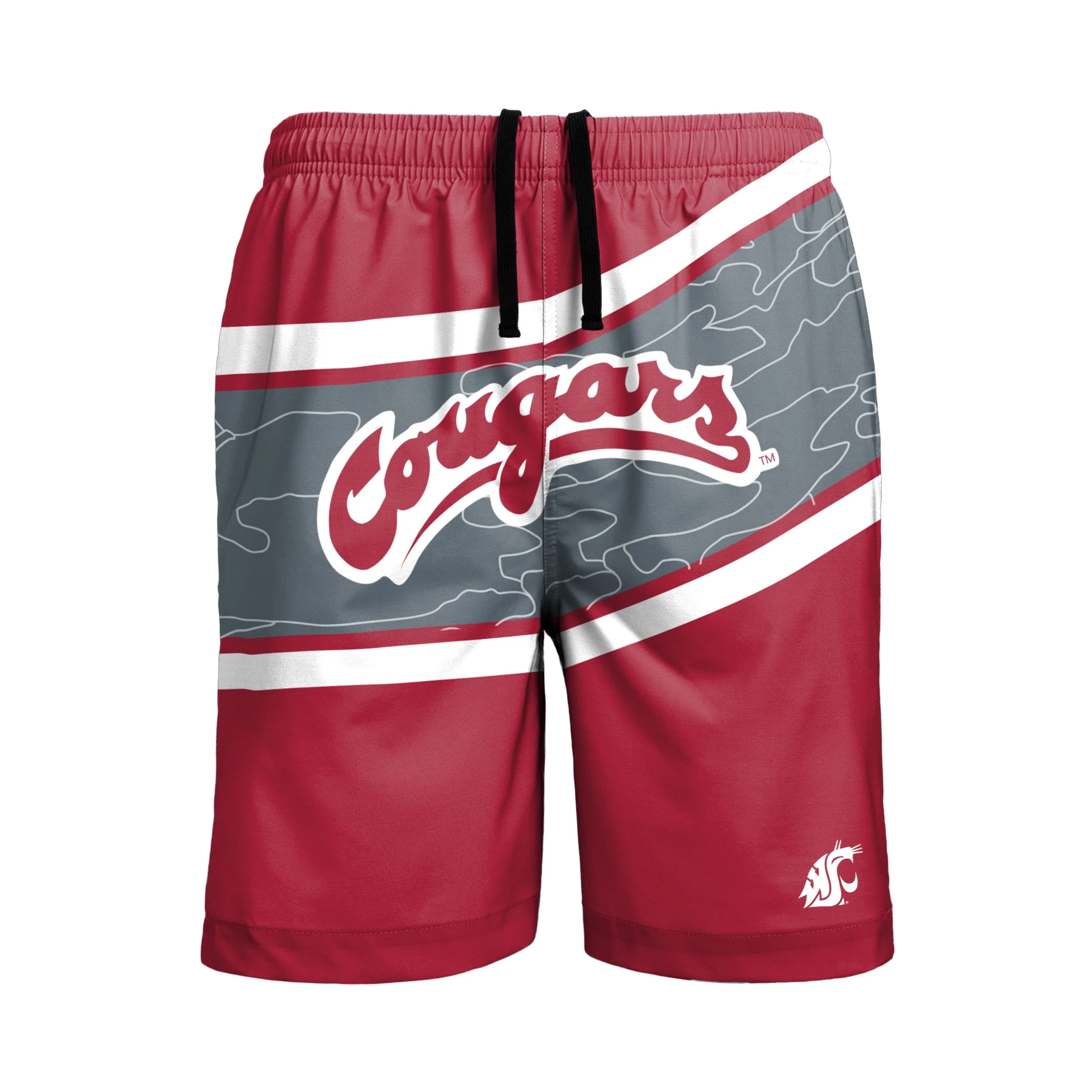 Washington State Cougars NCAA Mens Big Wordmark Swimming Trunks