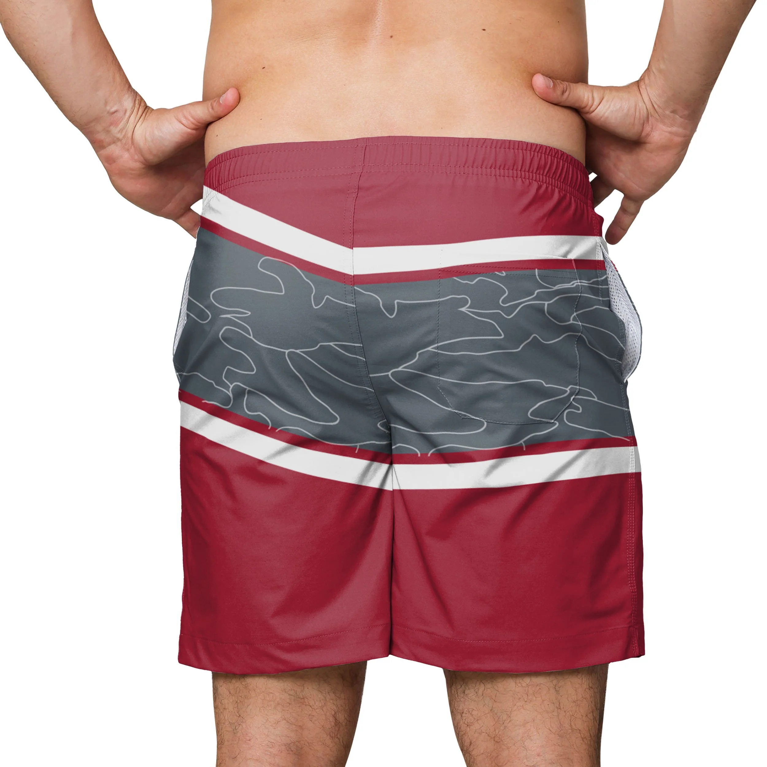 Washington State Cougars NCAA Mens Big Wordmark Swimming Trunks - Image 3