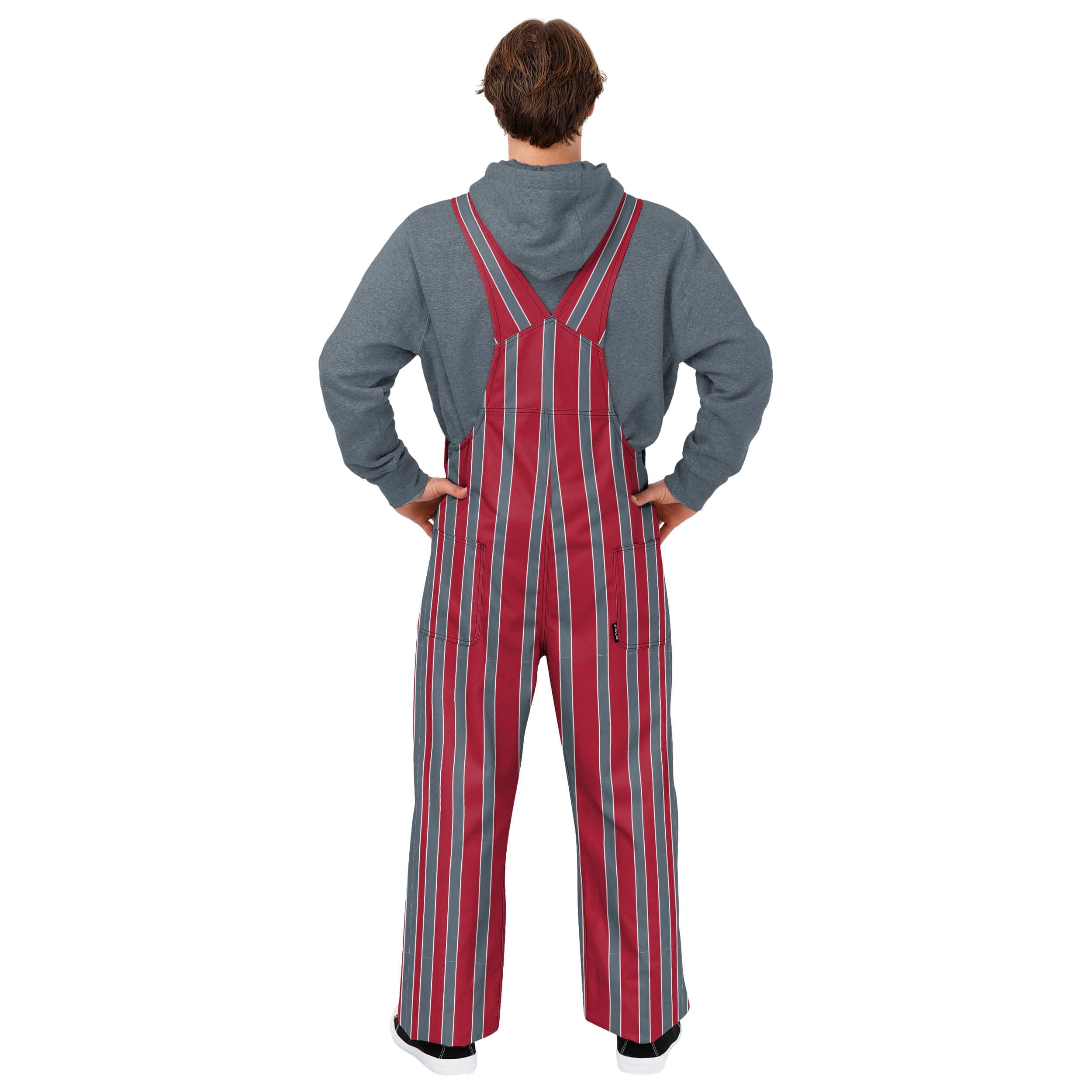Washington State Cougars NCAA Mens Sideline Spirit Bib Overalls - Image 2