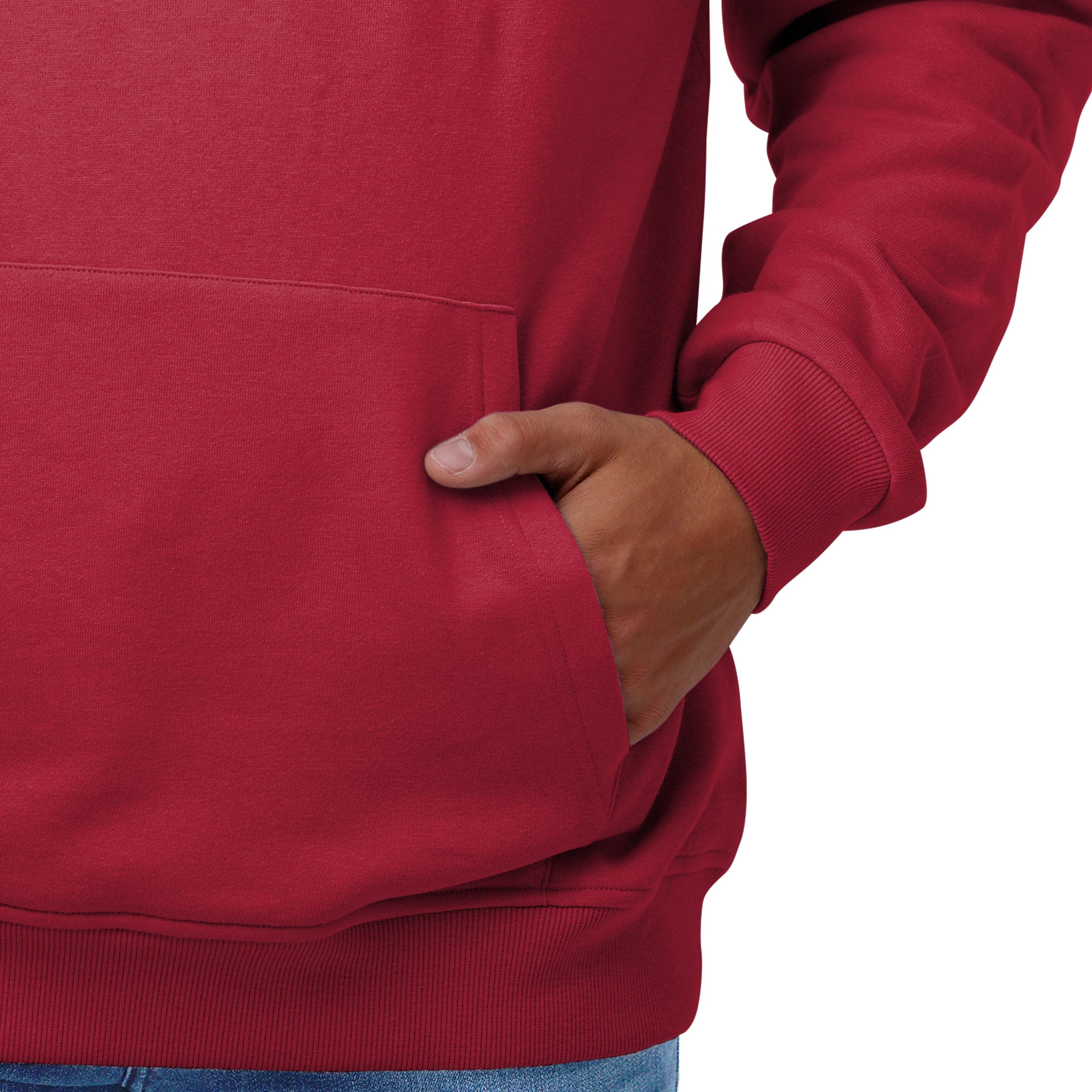 Washington State Cougars NCAA Mens Solid Hoodie - Image 3