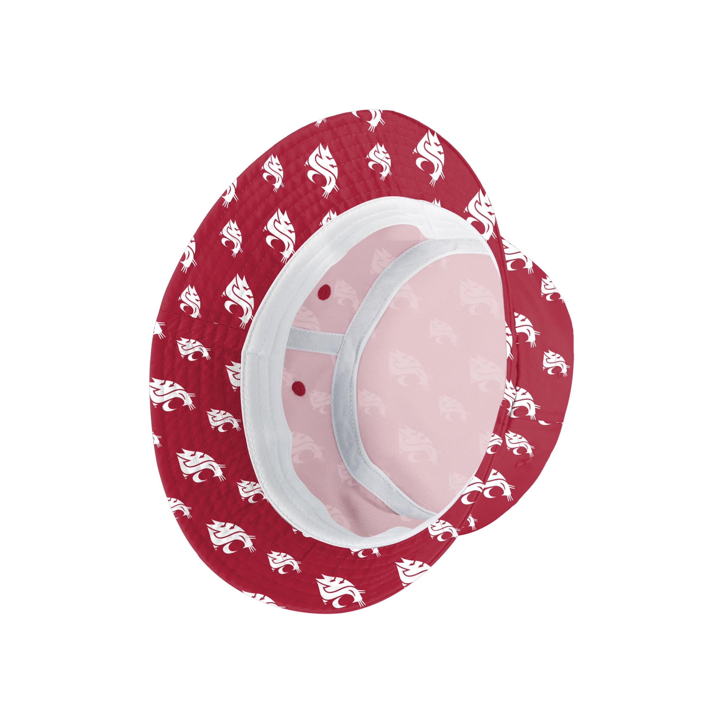 Washington State Cougars NCAA Mini Print Bucket Hat - Image 3