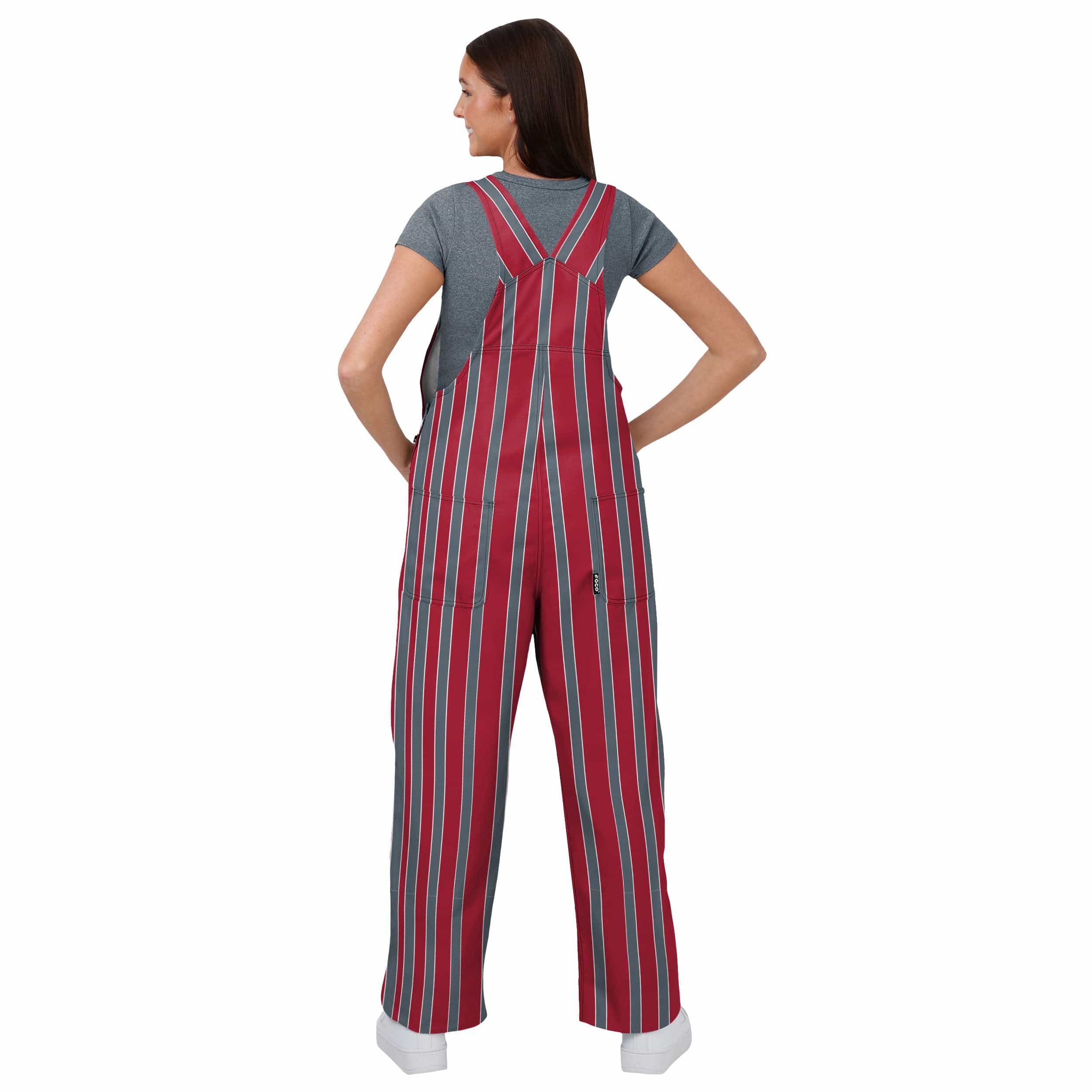 Washington State Cougars NCAA Womens Sideline Spirit Bib Overalls - Image 2