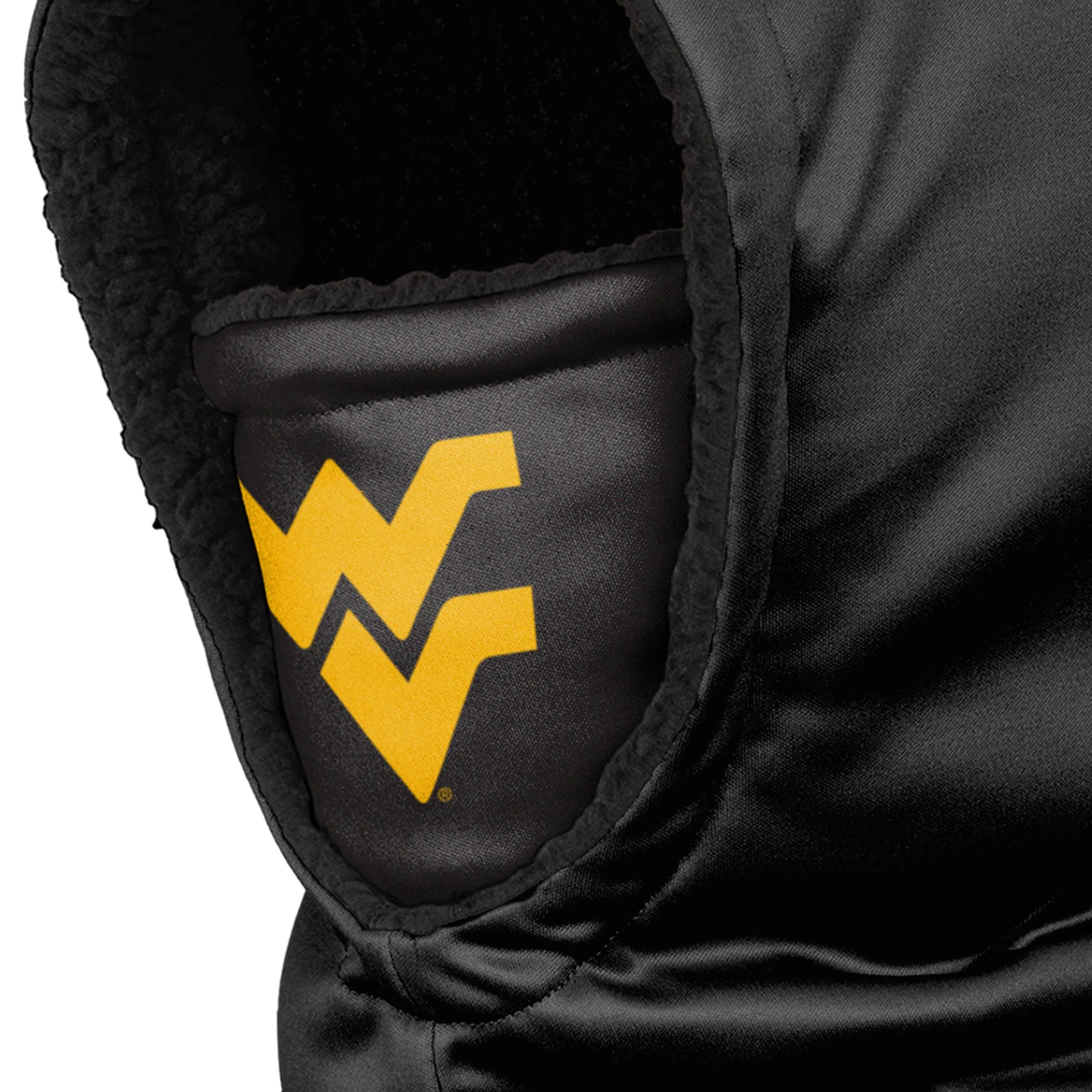West Virginia Mountaineers NCAA Black Hooded Gaiter - Image 3