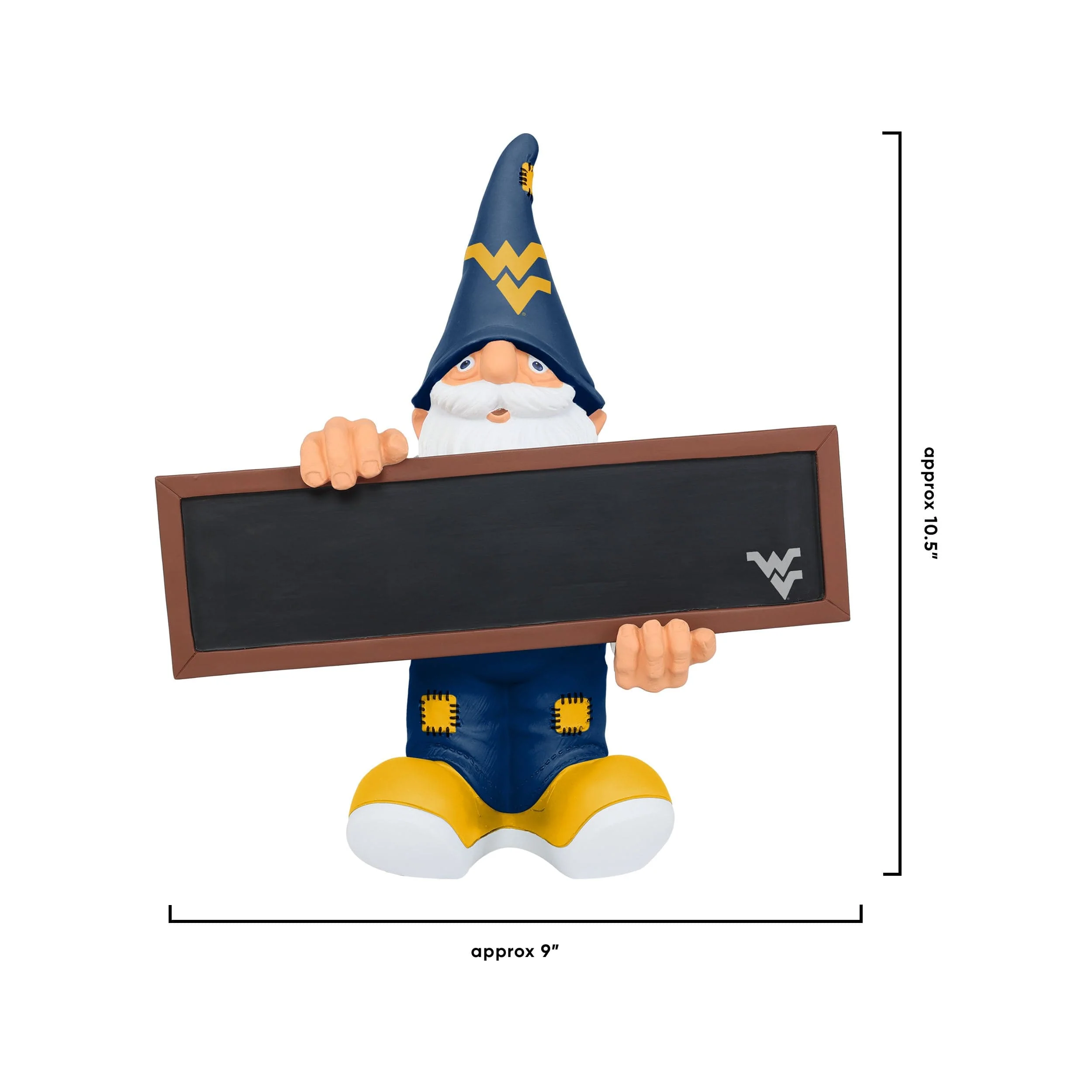 West Virginia Mountaineers NCAA Chalkboard Sign Gnome - Image 4