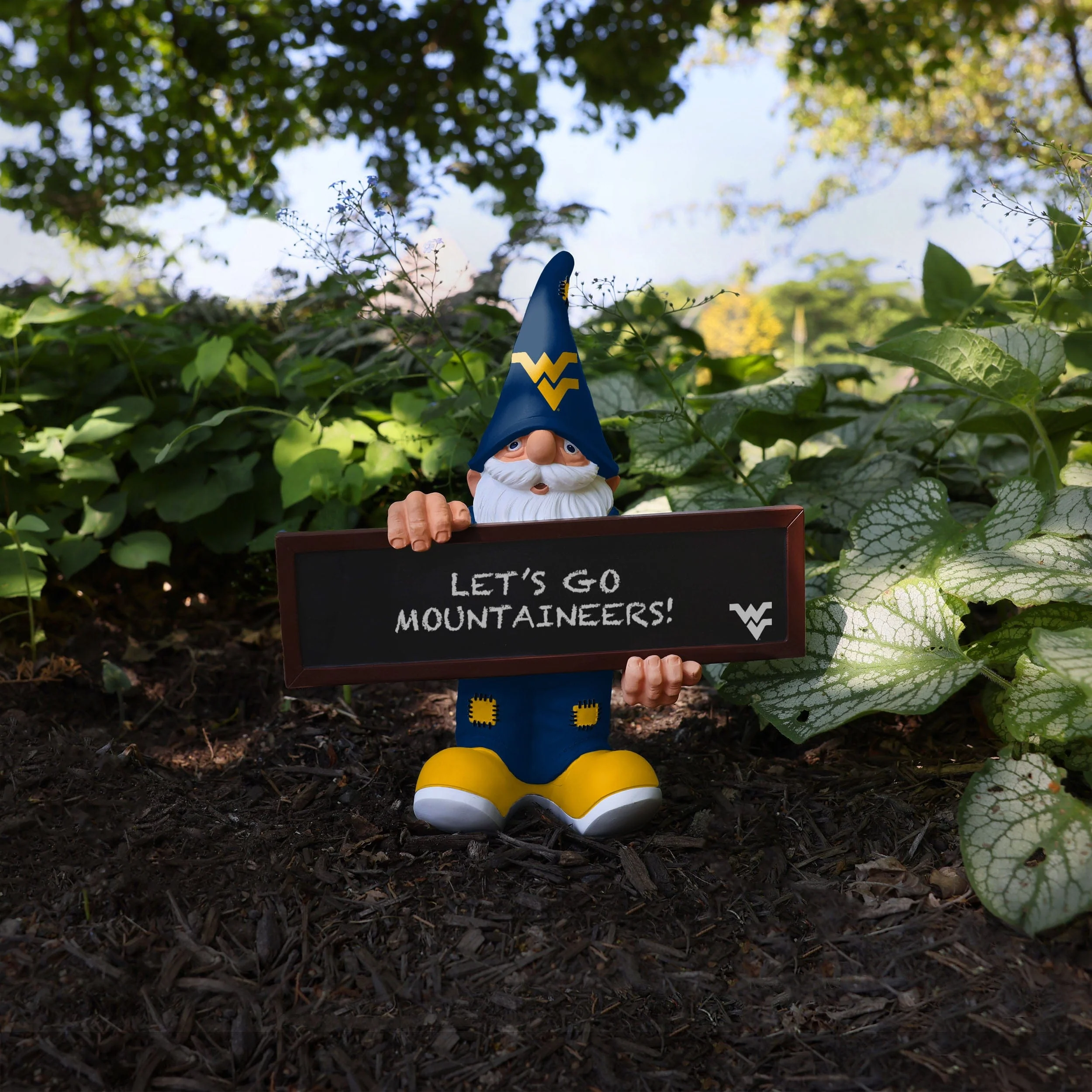 West Virginia Mountaineers NCAA Chalkboard Sign Gnome - Image 5