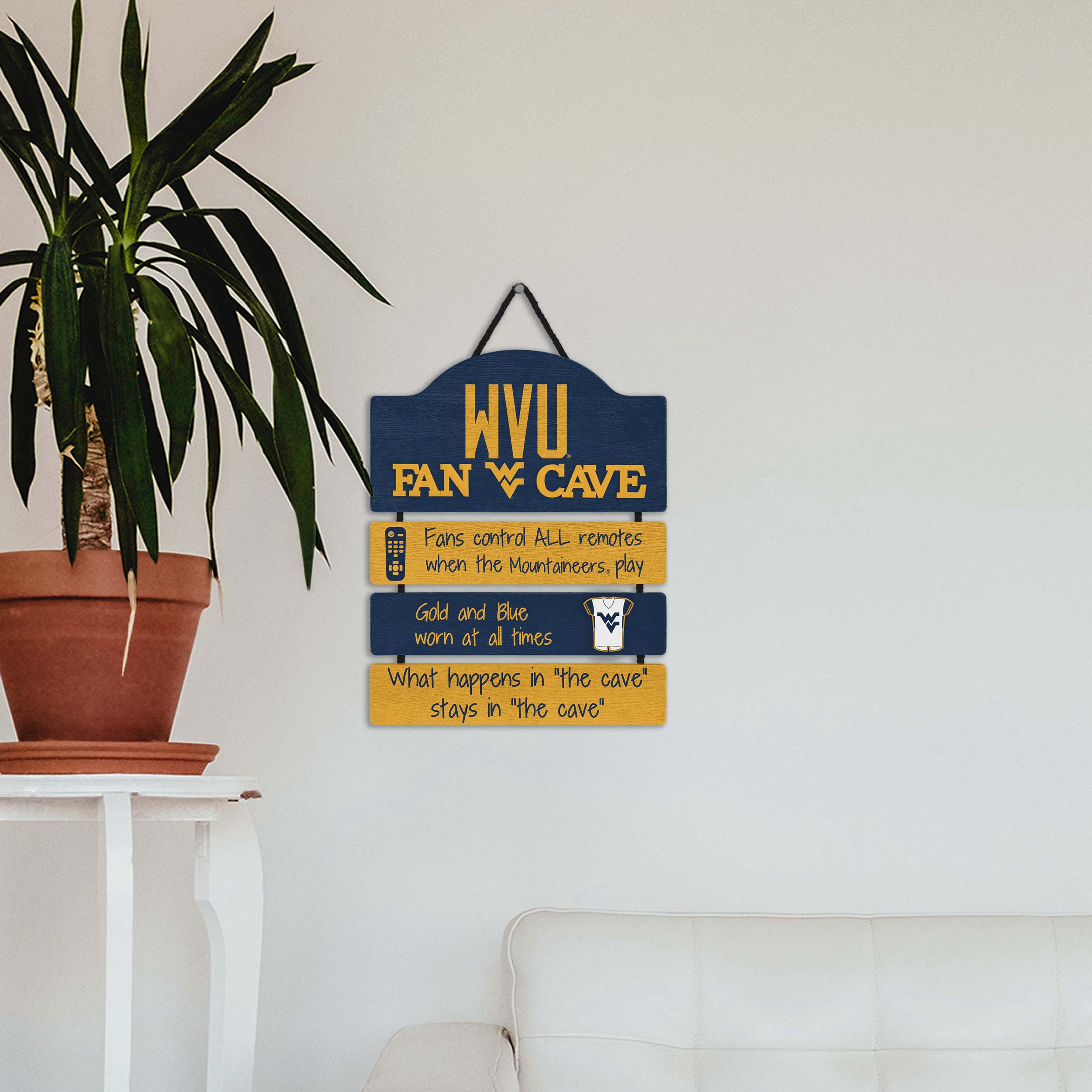 West Virginia Mountaineers NCAA Fancave Sign - Image 4