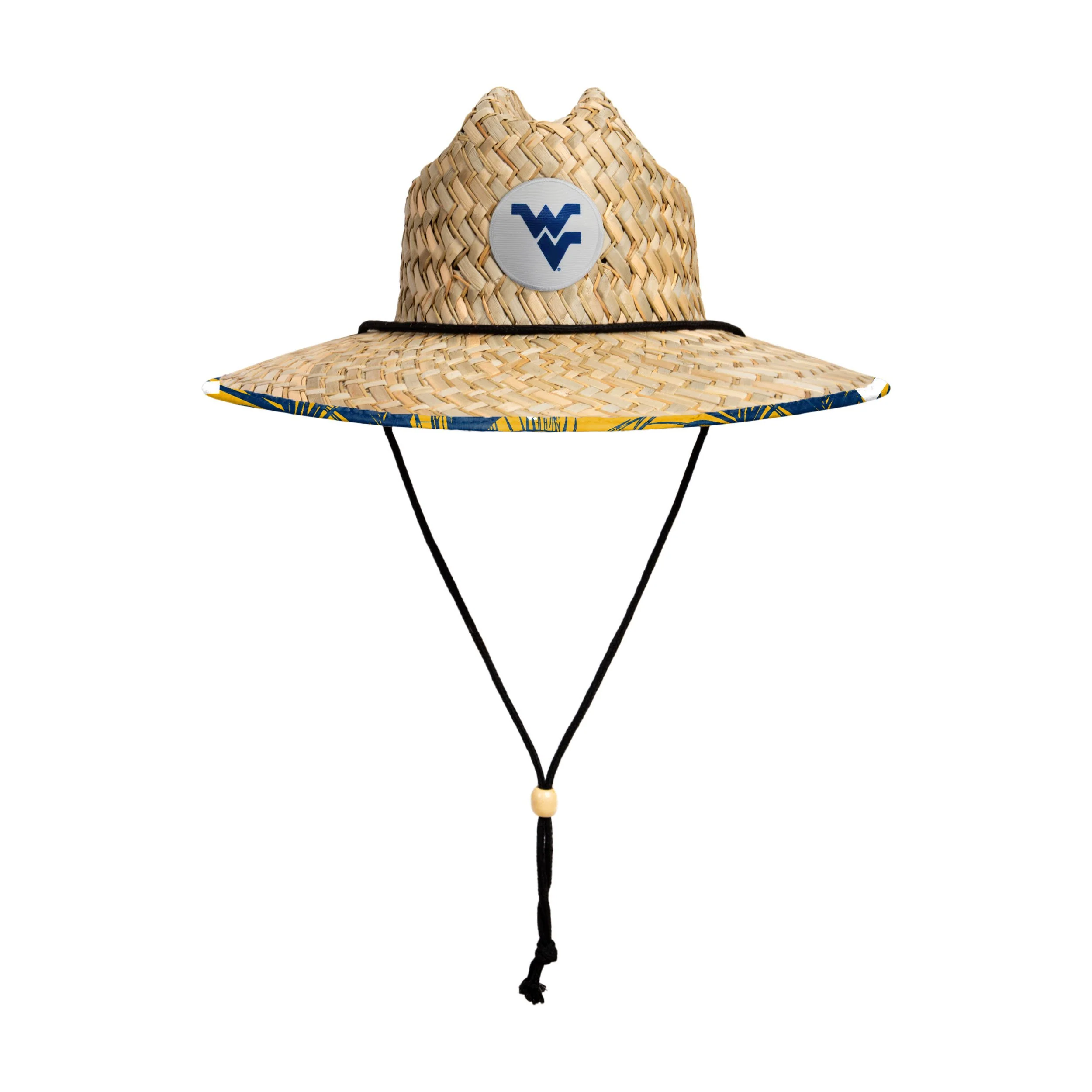 West Virginia Mountaineers NCAA Floral Straw Hat - Image 3