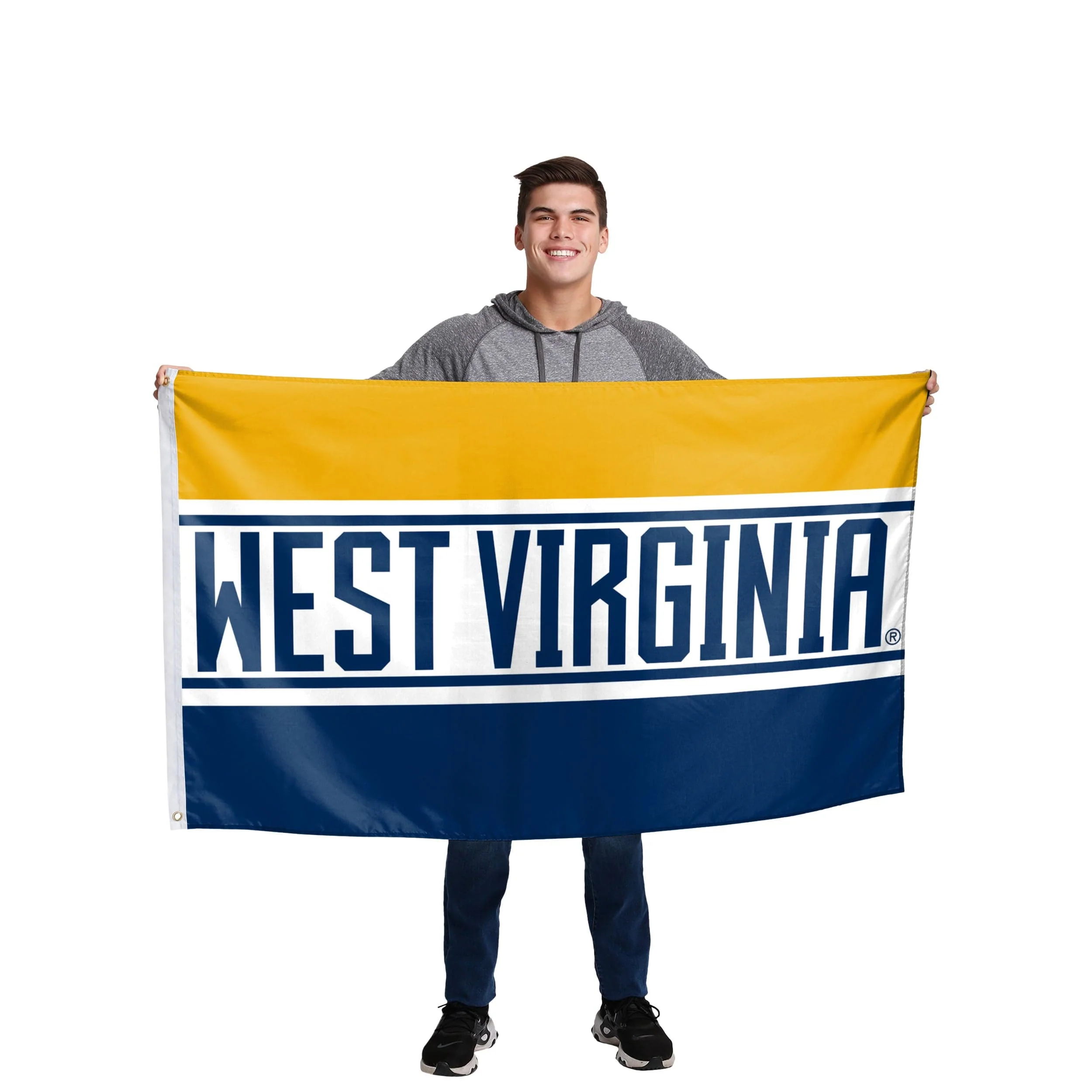 West Virginia Mountaineers NCAA Horizontal Flag - Image 2