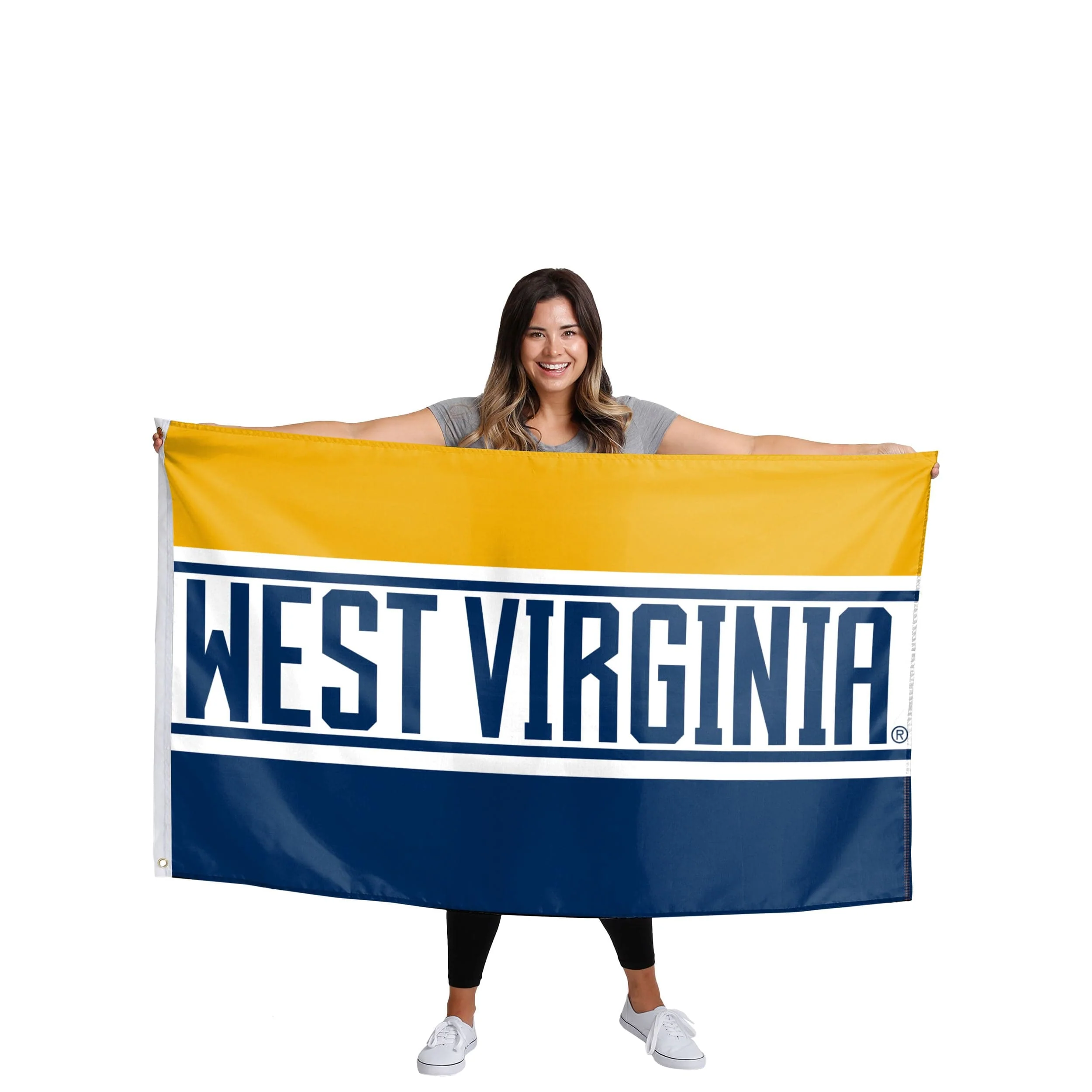 West Virginia Mountaineers NCAA Horizontal Flag - Image 3