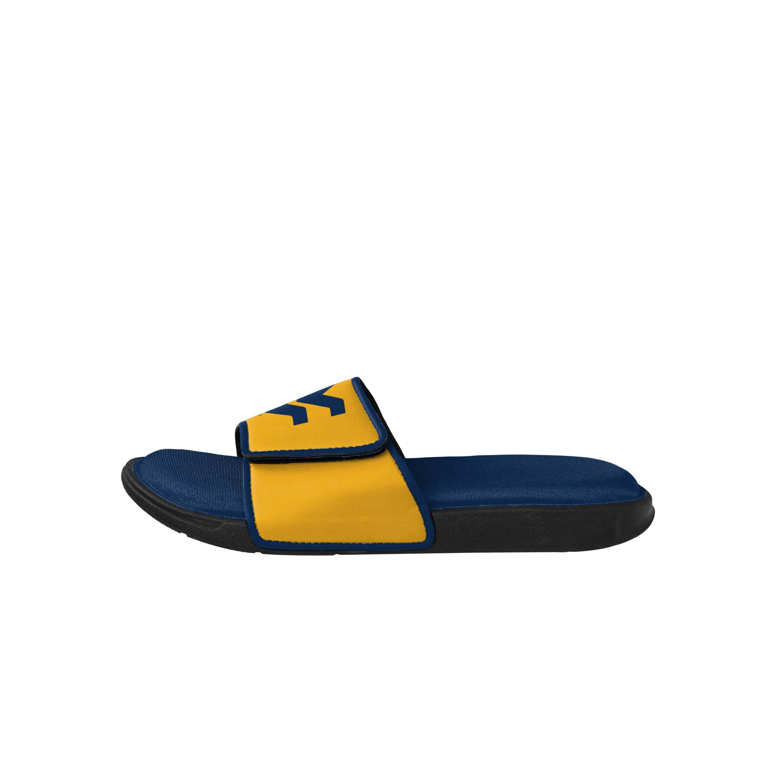 West Virginia Mountaineers NCAA Mens Foam Sport Slide Sandals - Image 2