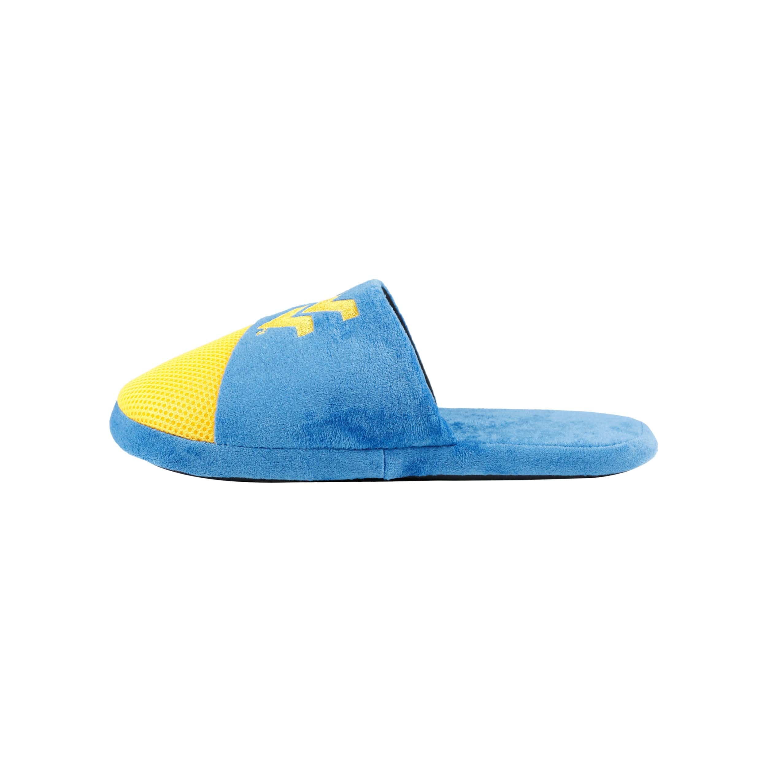 West Virginia Mountaineers NCAA Mens Team Logo Staycation Slippers - Image 2