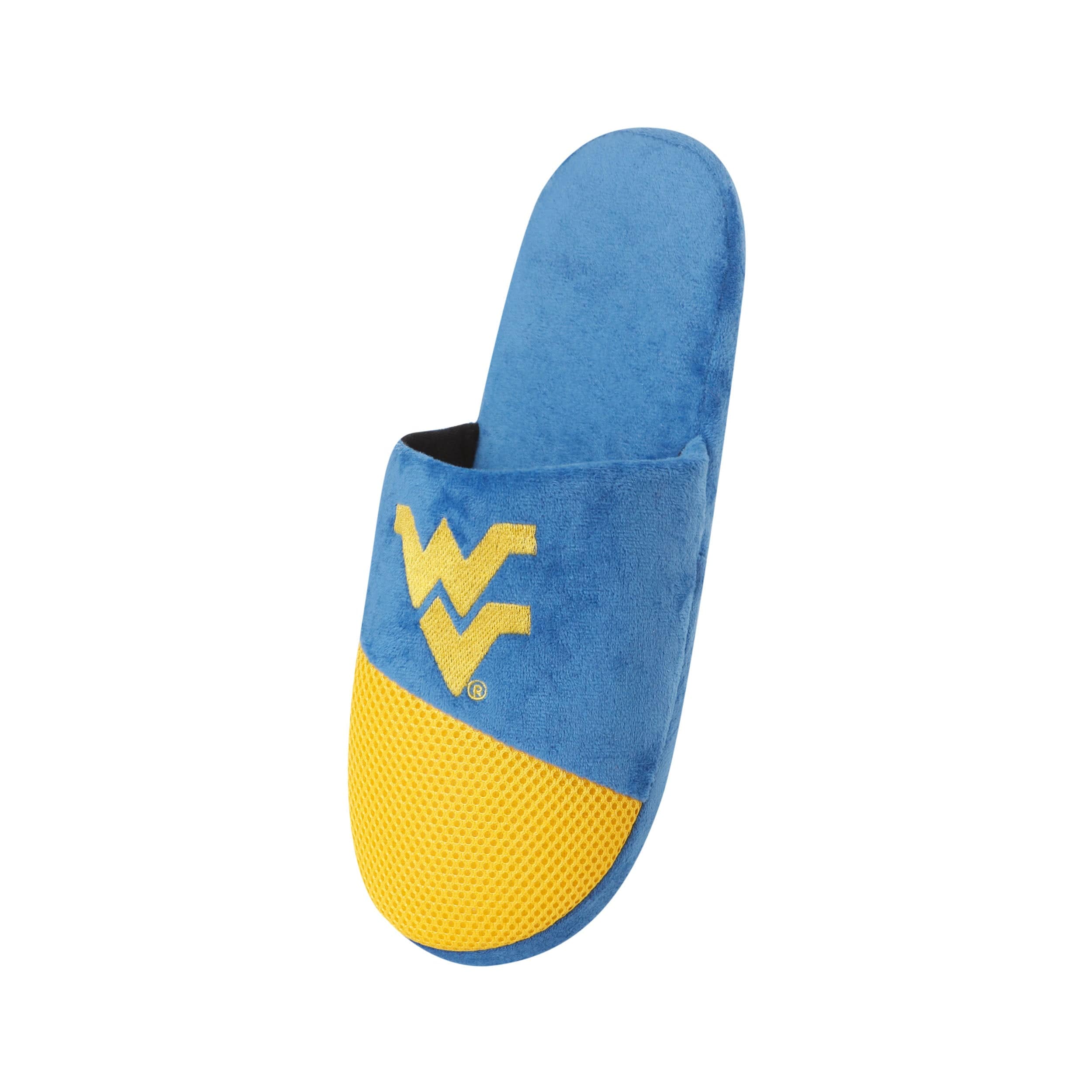 West Virginia Mountaineers NCAA Mens Team Logo Staycation Slippers - Image 3