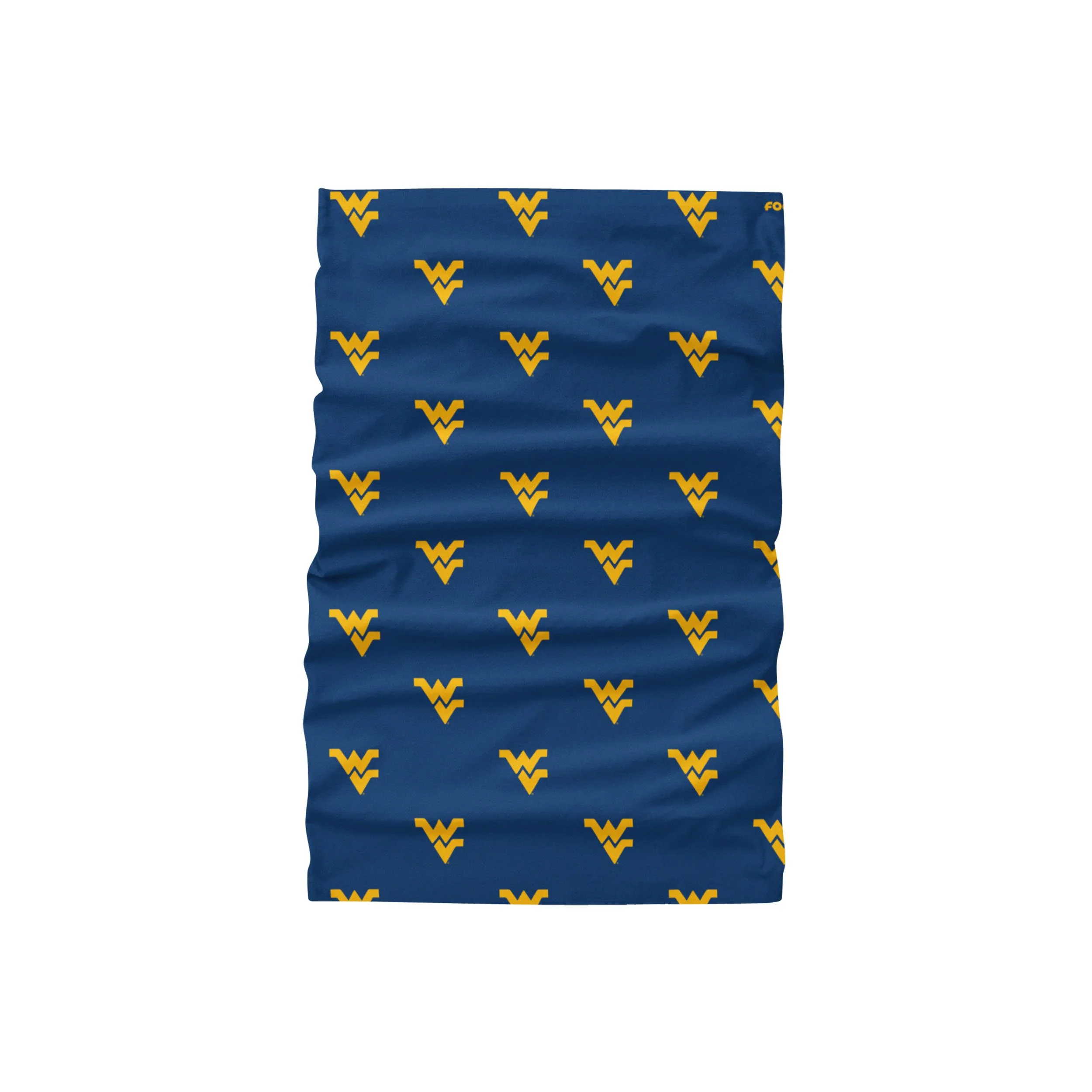 West Virginia Mountaineers NCAA Mini Print Logo Gaiter Scarf - Image 2