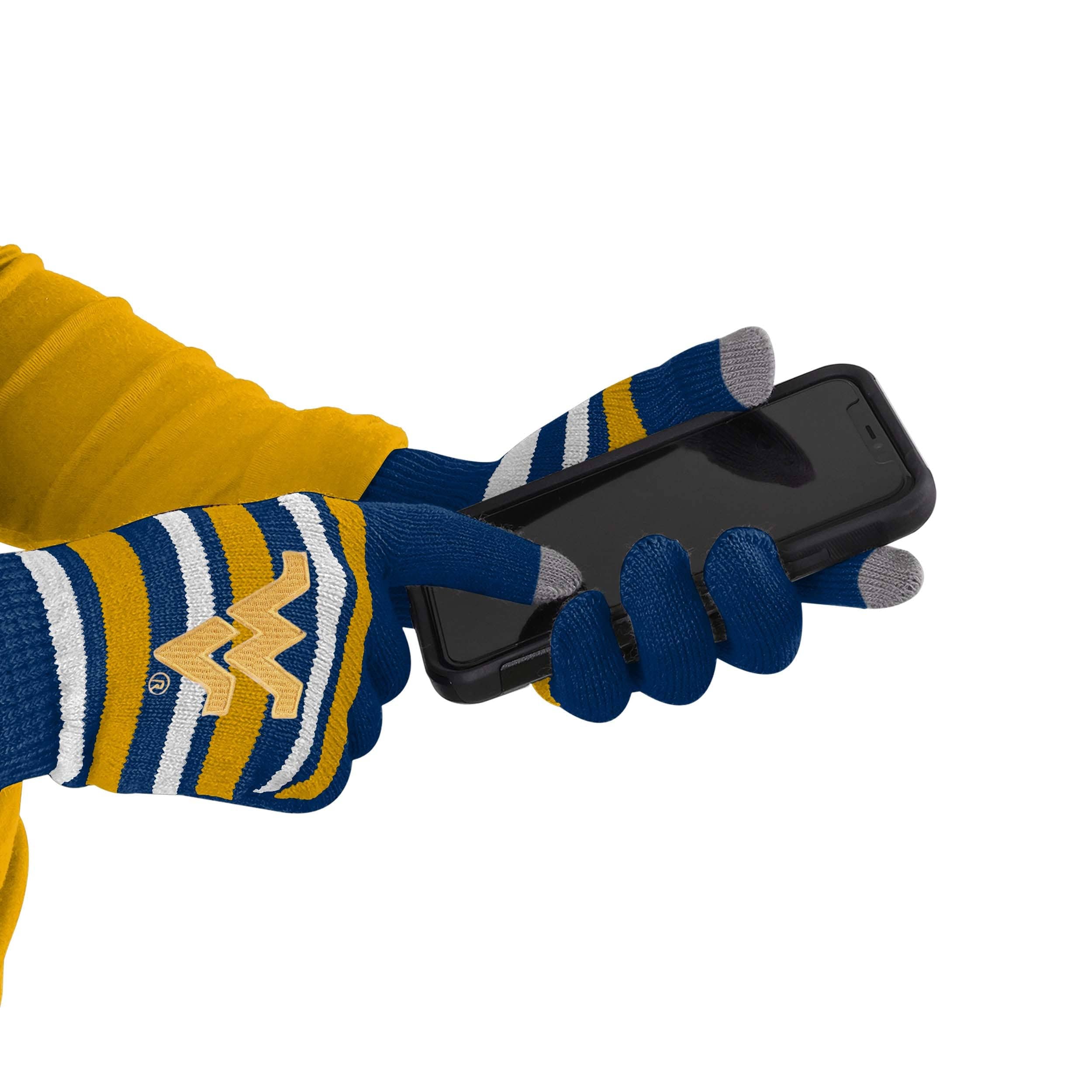 West Virginia Mountaineers NCAA Stretch Gloves - Image 2