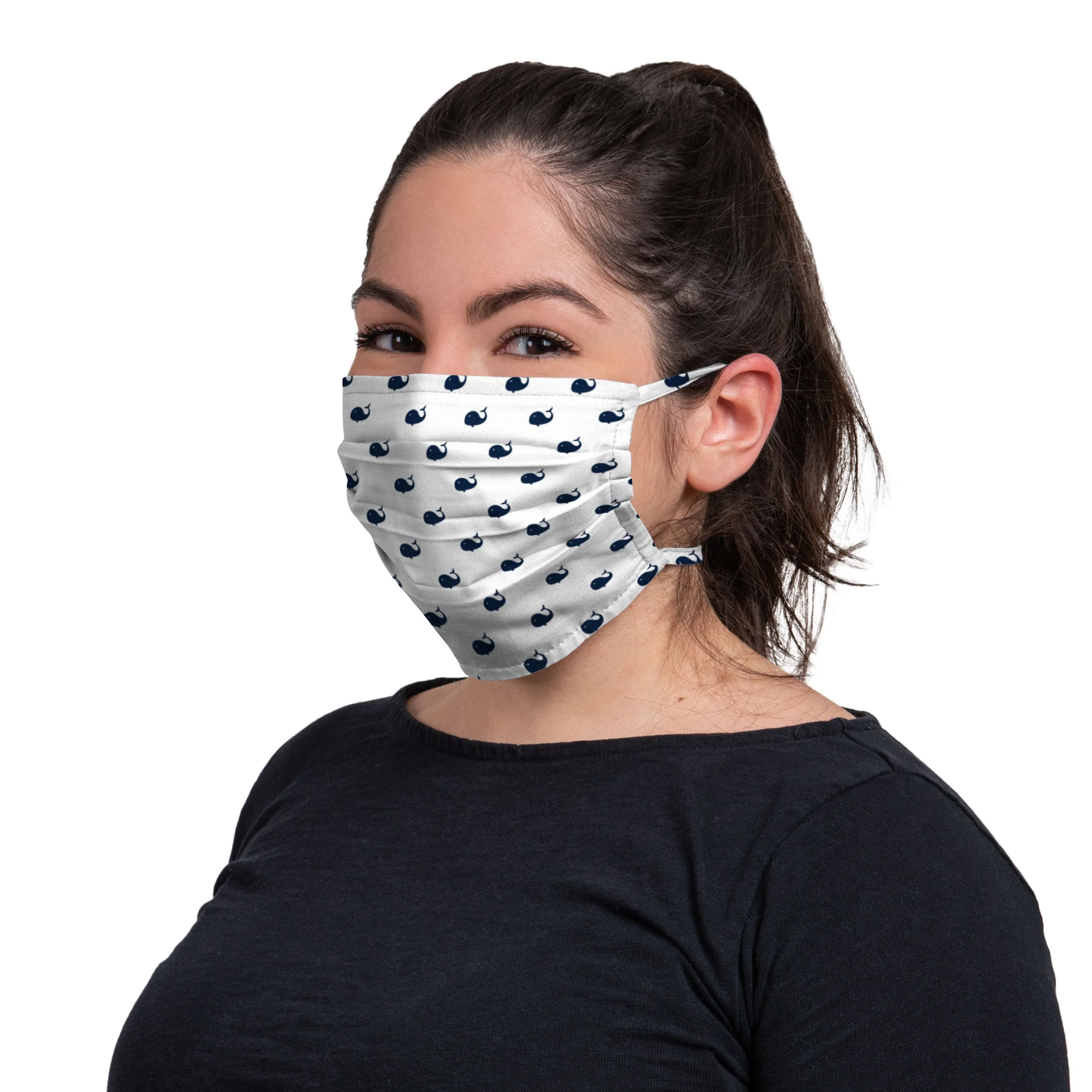 Whales Tie-Back Face Cover - Image 3