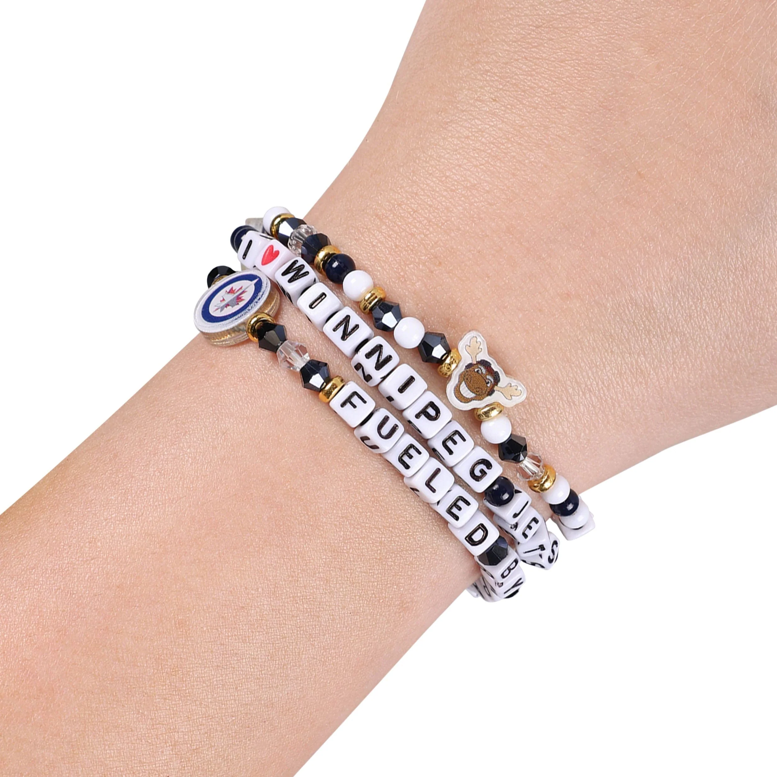 Winnipeg Jets NHL 3 Pack Friendship Bracelet - Image 4