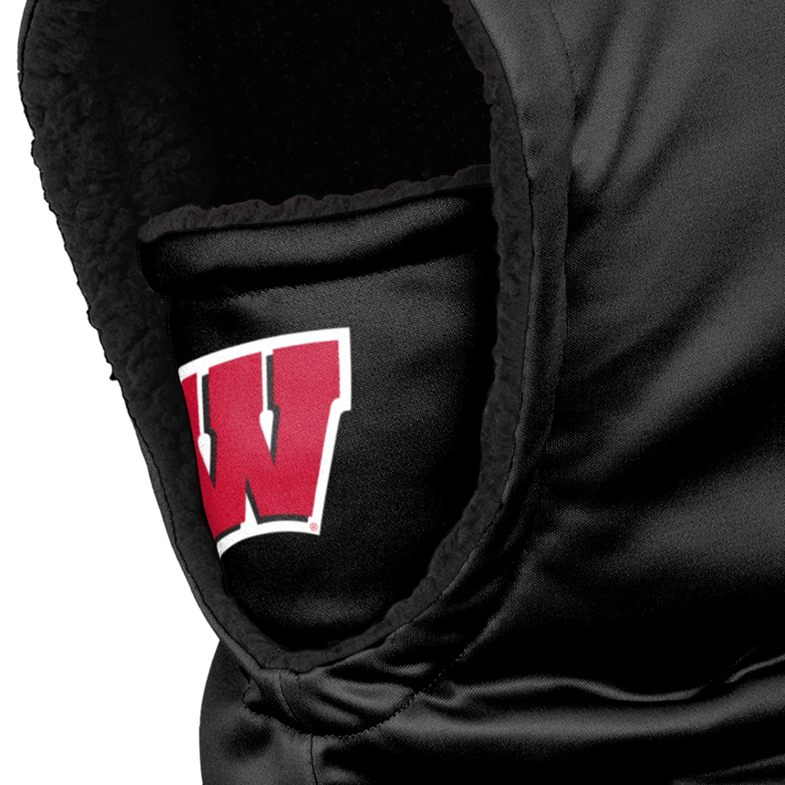 Wisconsin Badgers NCAA Black Hooded Gaiter - Image 3