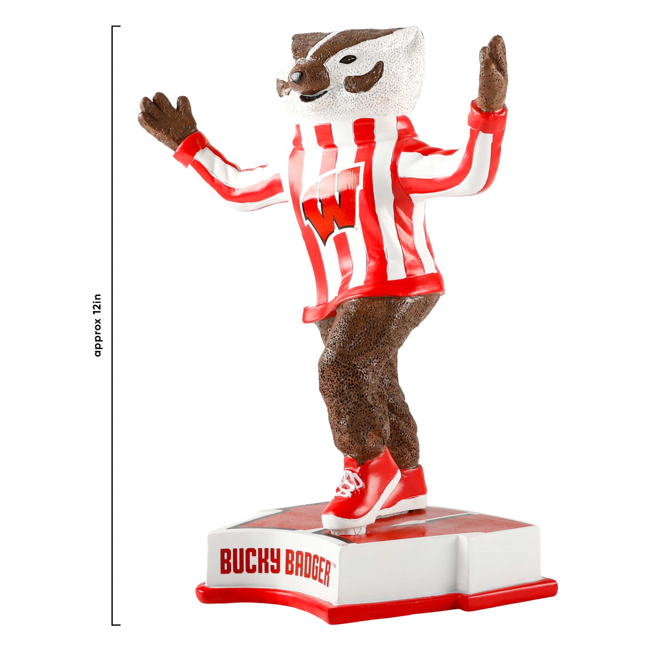 Wisconsin Badgers NCAA Bucky Badger Mascot Figurine - Image 4