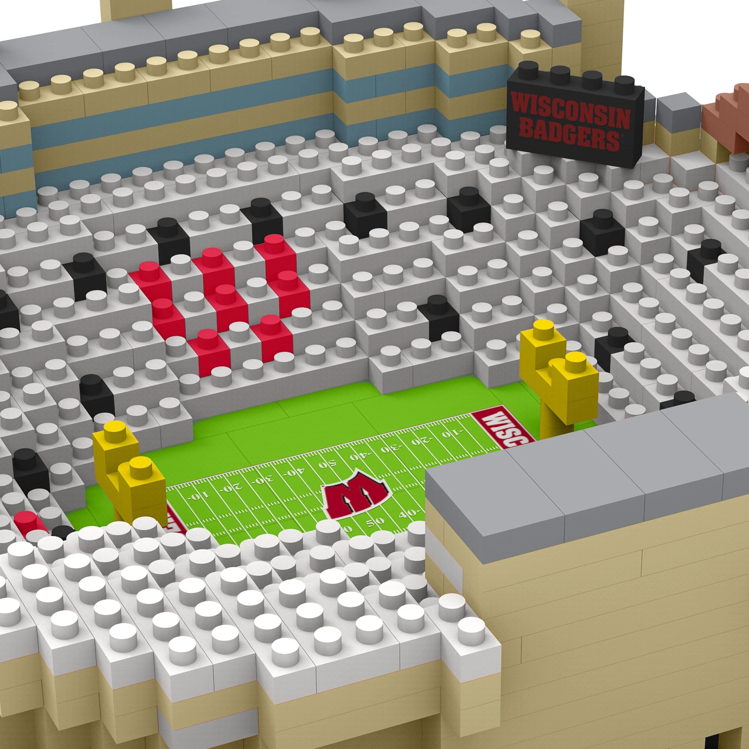 Wisconsin Badgers NCAA Camp Randall Stadium Mini BRXLZ Stadium - Image 3