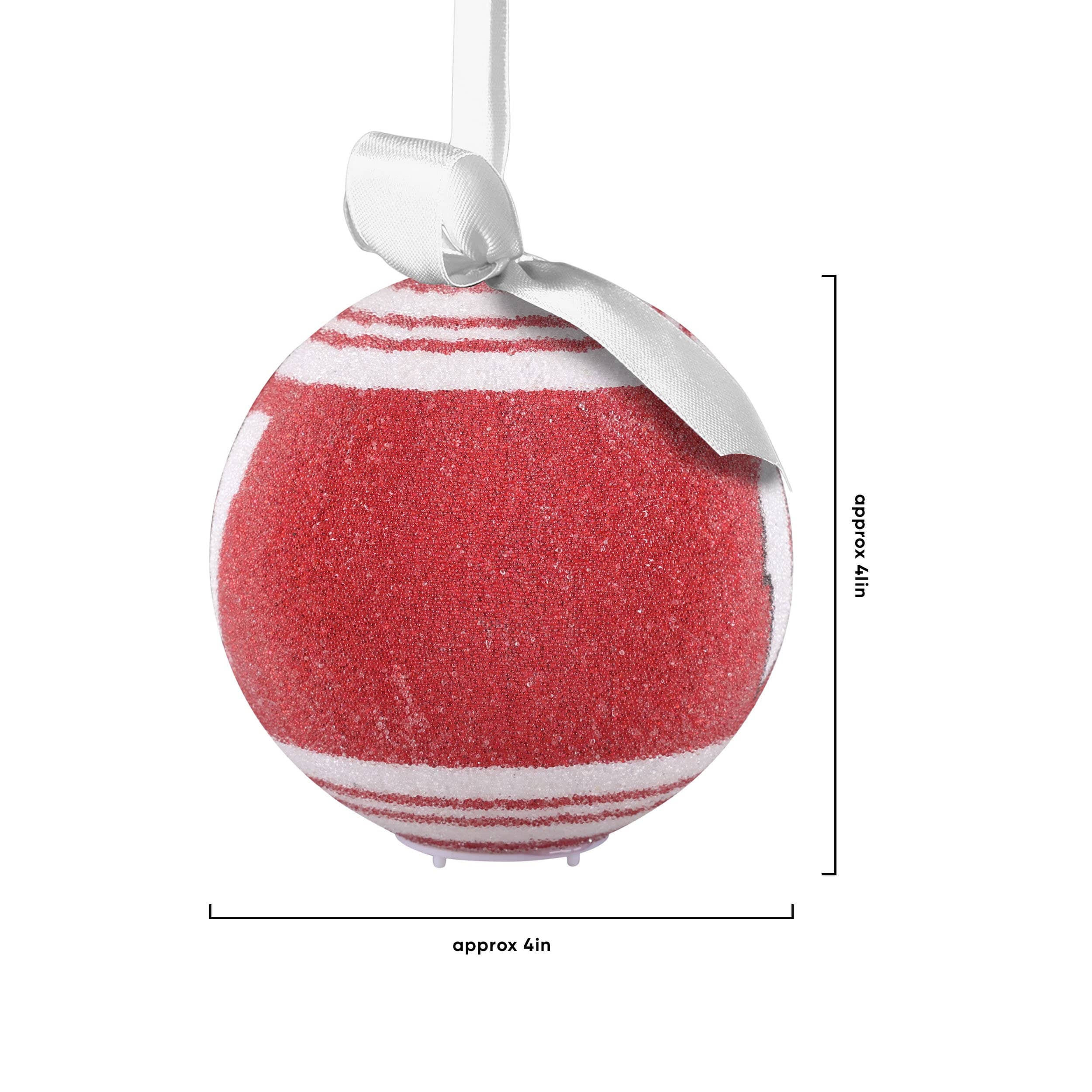 Wisconsin Badgers NCAA LED Shatterproof Ball Ornament - Image 4