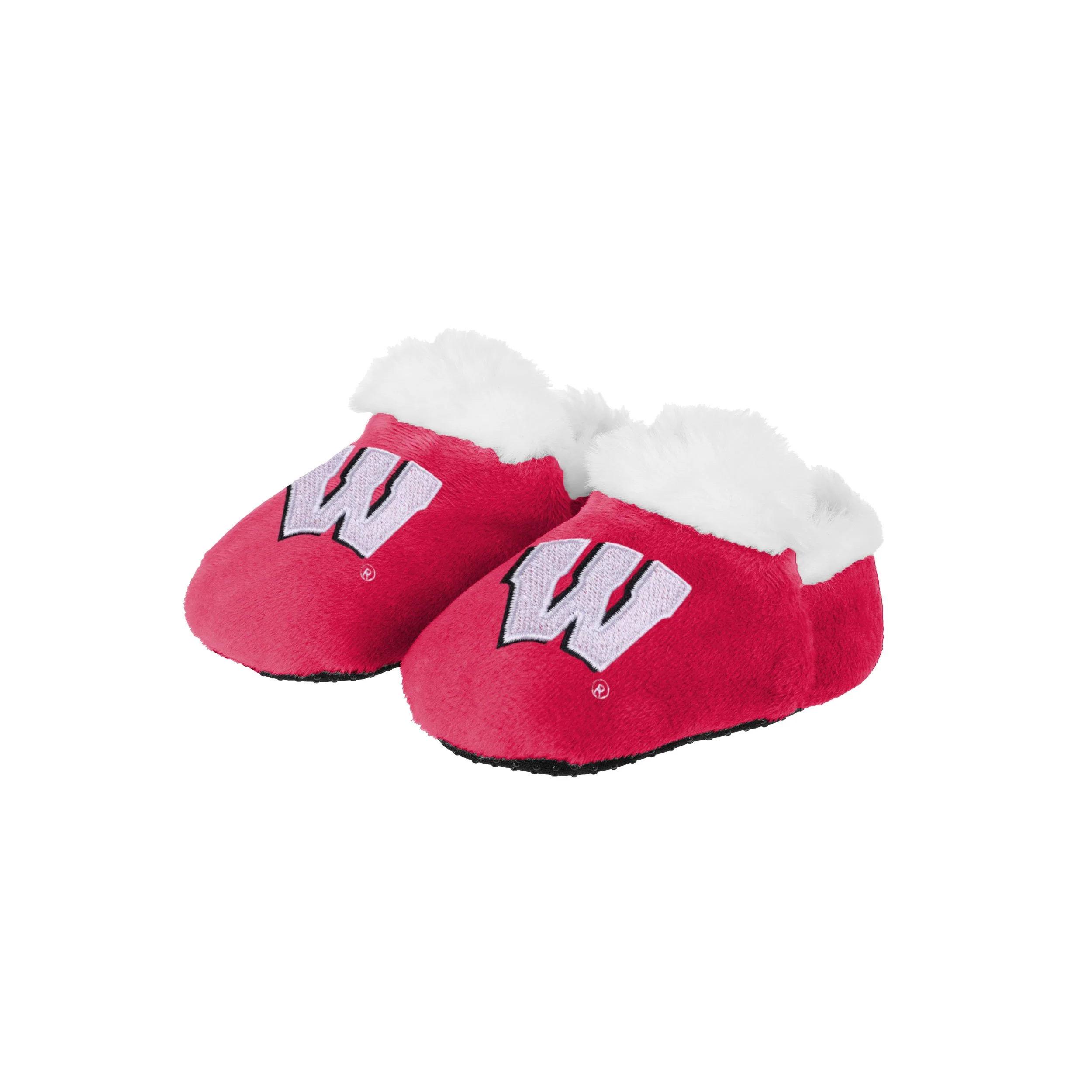 Wisconsin Badgers NCAA Logo Baby Bootie Slipper - Image 3