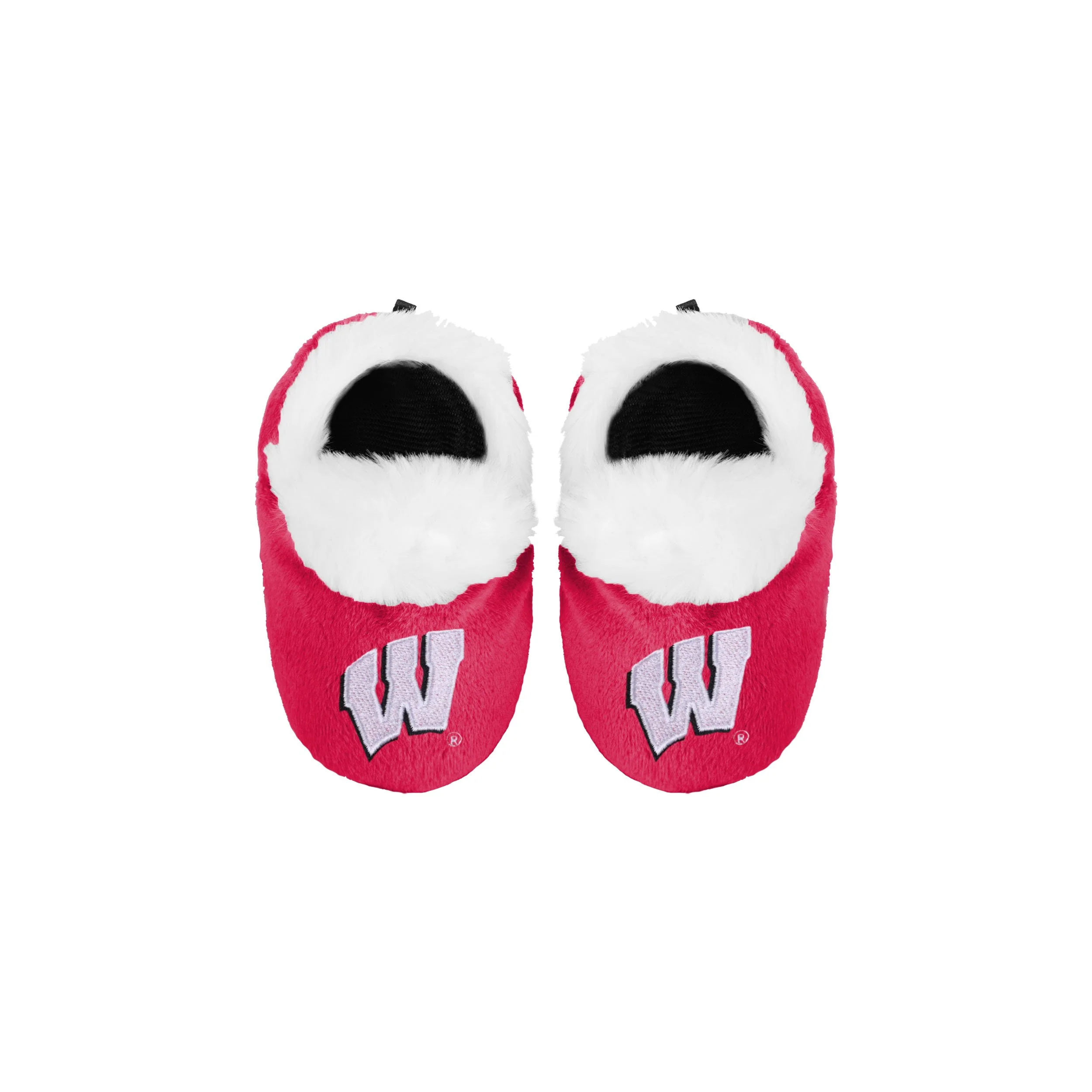 Wisconsin Badgers NCAA Logo Baby Bootie Slipper - Image 4