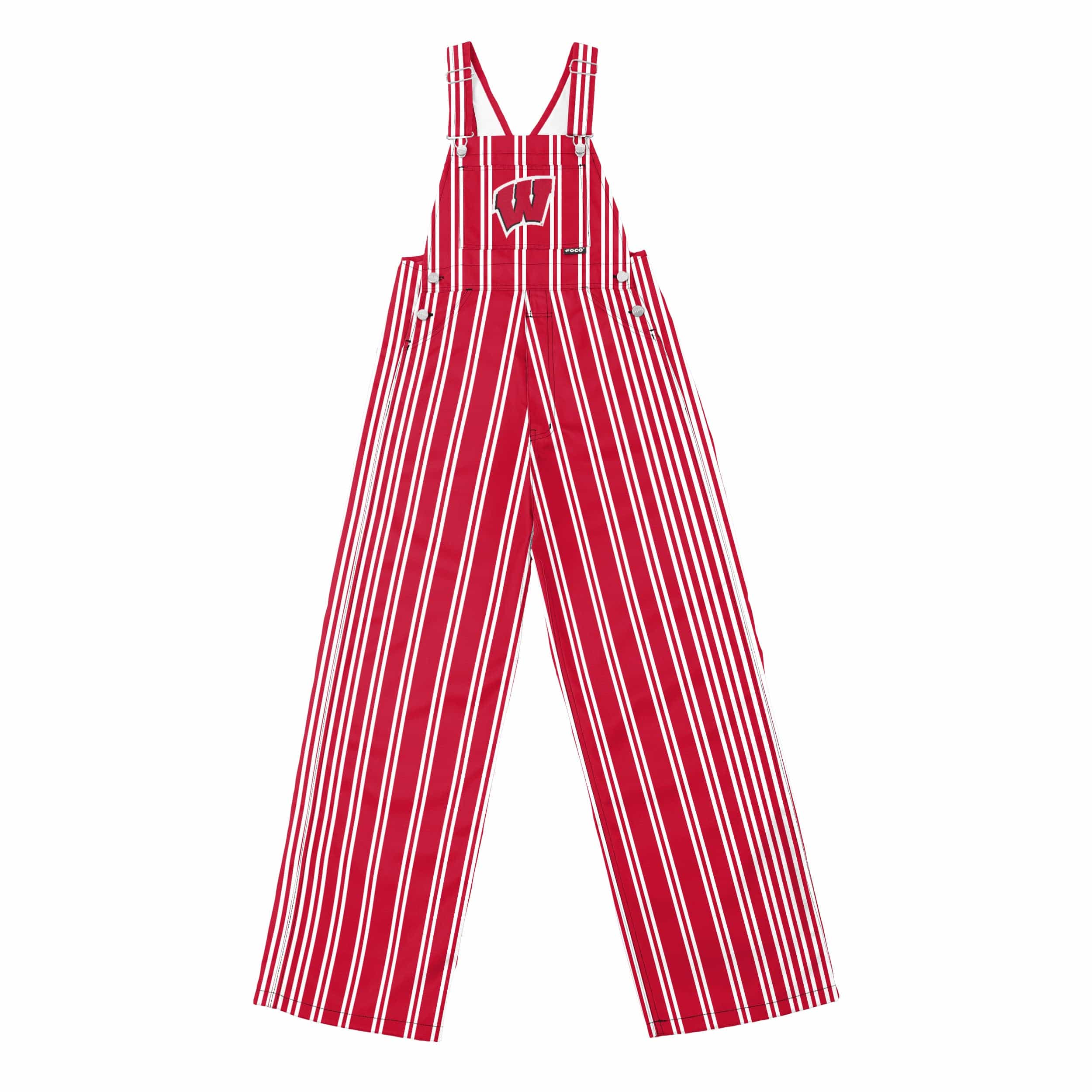 Wisconsin Badgers NCAA Mens Sideline Spirit Bib Overalls - Image 7