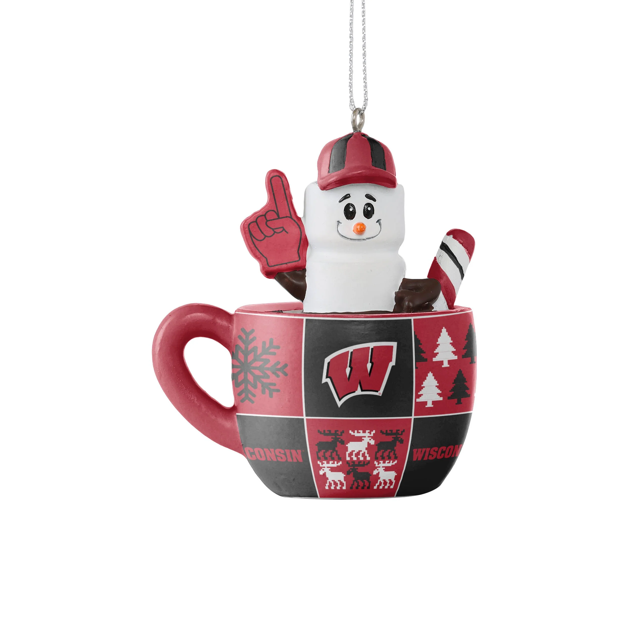 Wisconsin Badgers NCAA Smores Mug Ornament