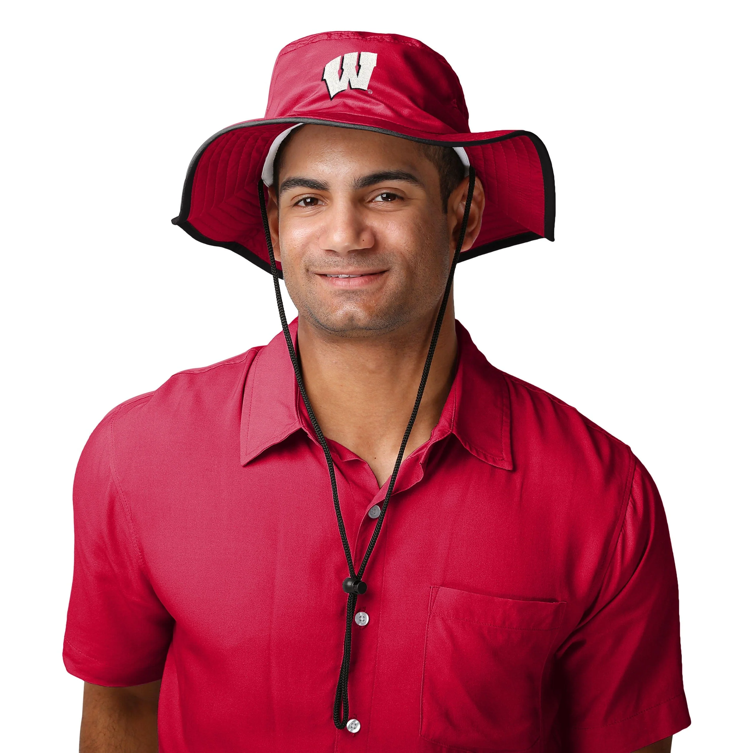 Wisconsin Badgers NCAA Solid Boonie Hat - Image 2