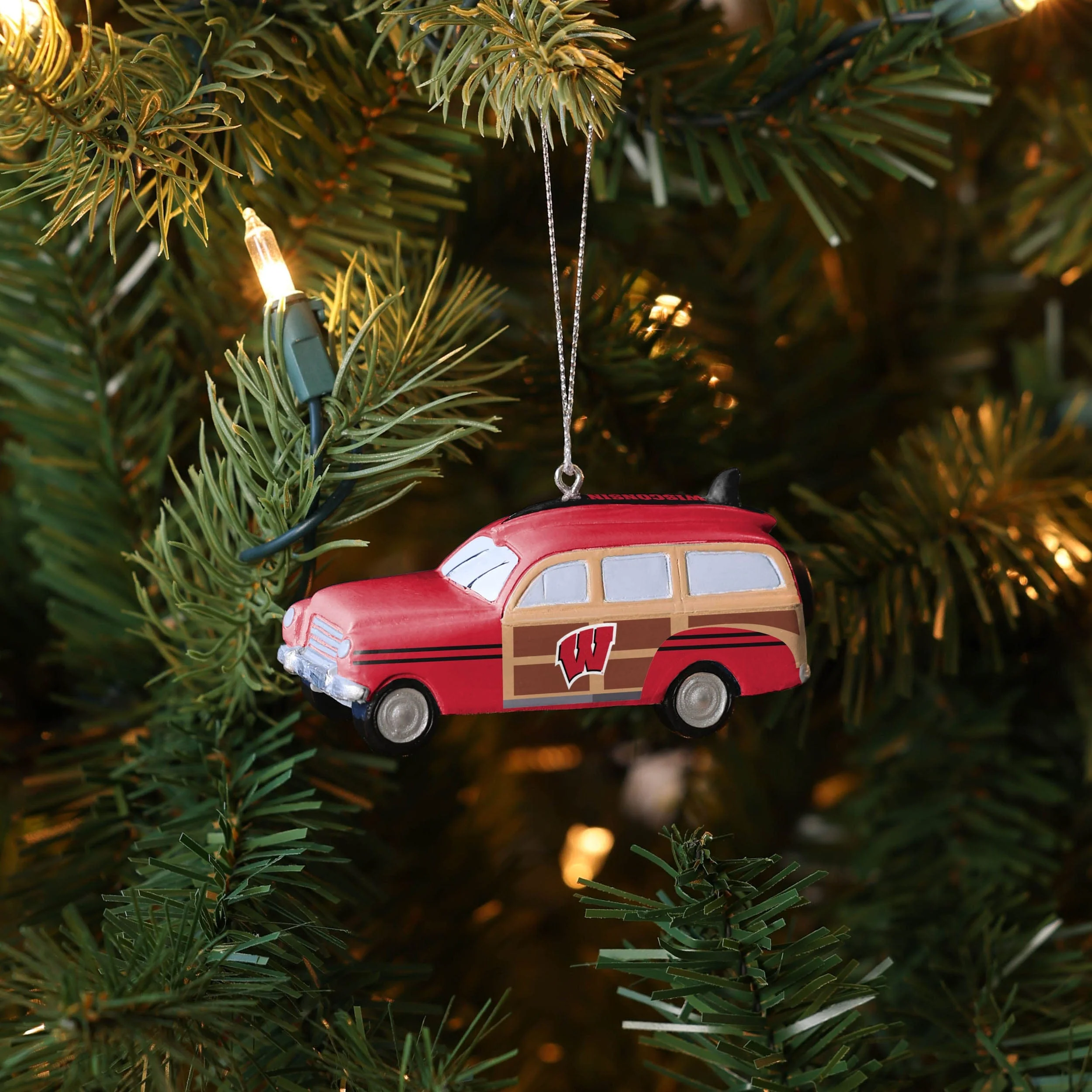 Wisconsin Badgers NCAA Station Wagon Ornament - Image 4