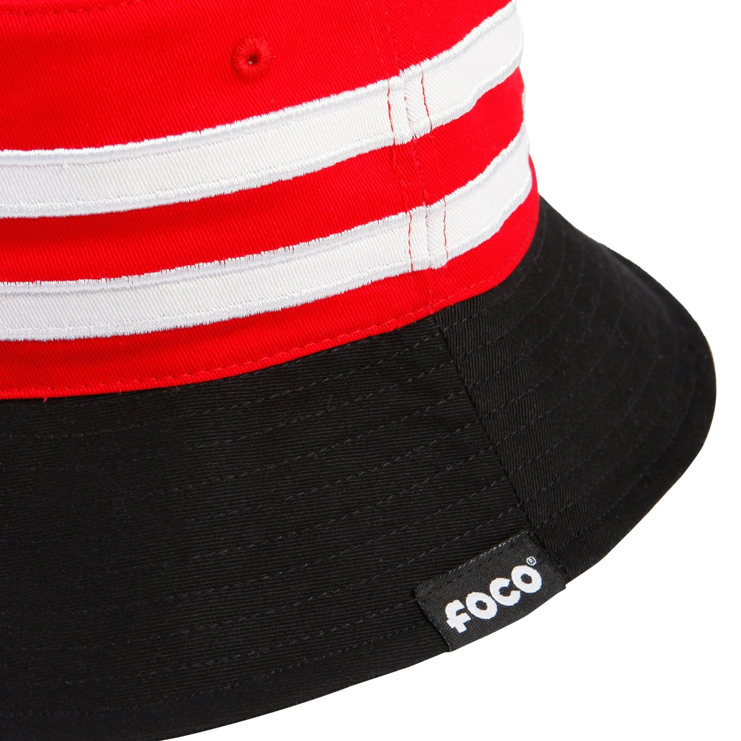 Wisconsin Badgers NCAA Team Stripe Bucket Hat - Image 4